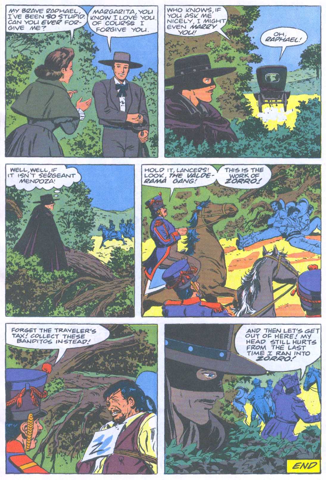 Read online Zorro (1990) comic -  Issue #6 - 22