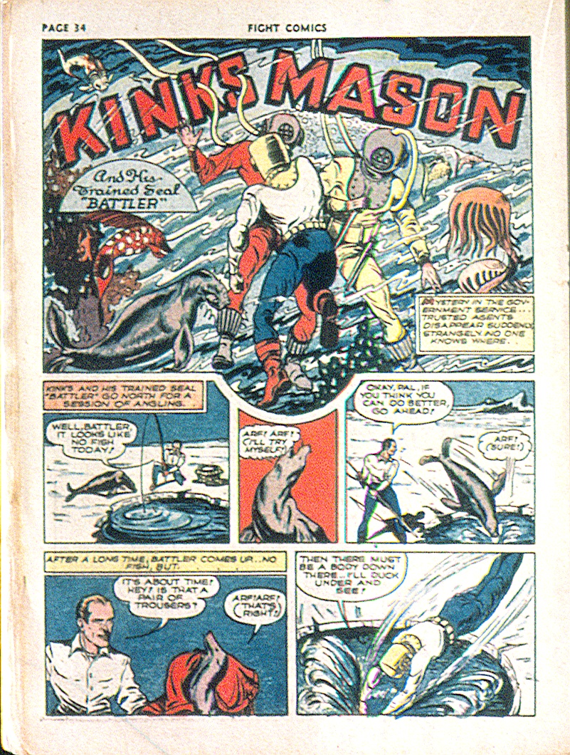 Read online Fight Comics comic -  Issue #13 - 35