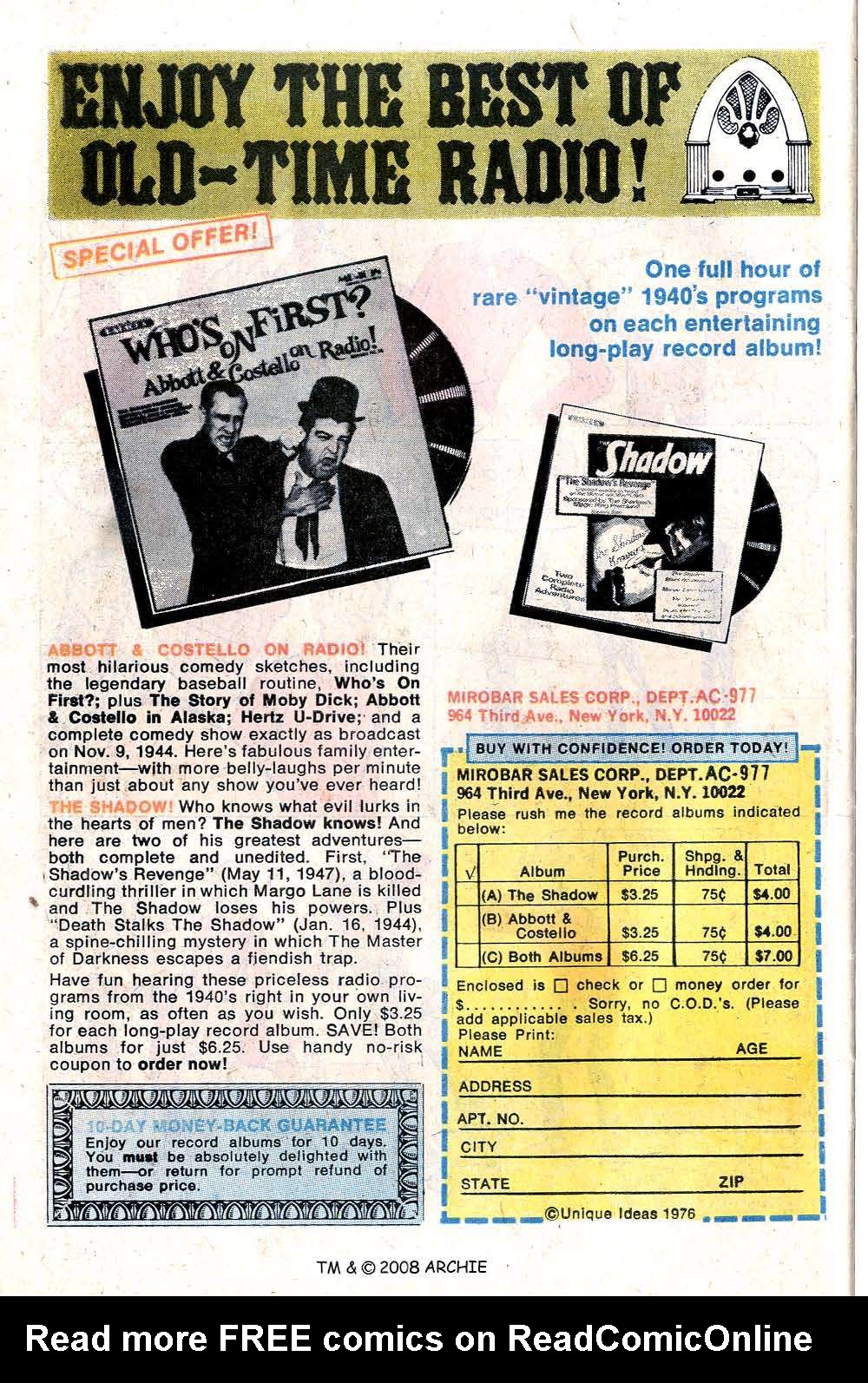 Read online Jughead (1965) comic -  Issue #267 - 34