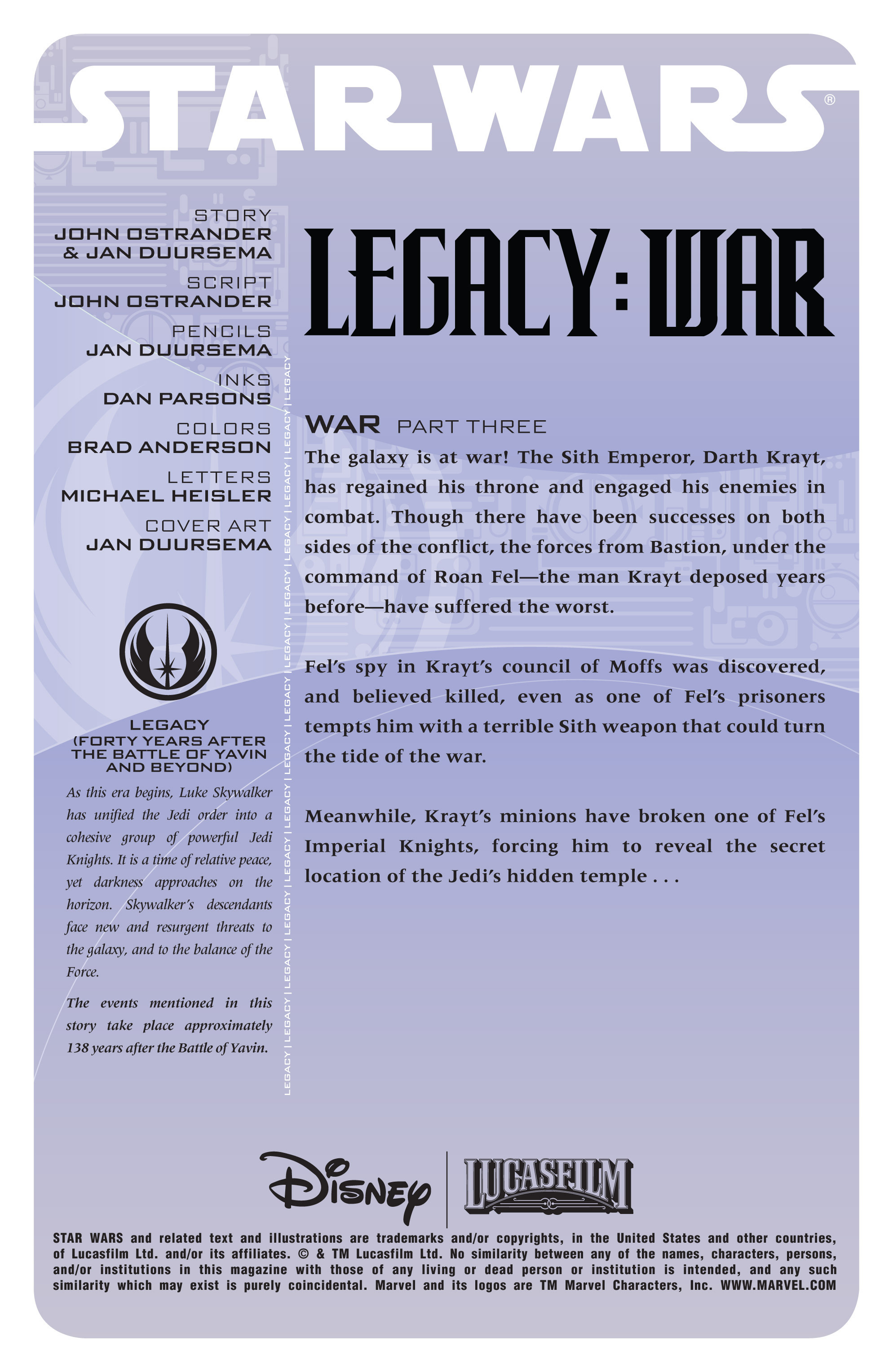 Read online Star Wars: Legacy War comic -  Issue #3 - 2