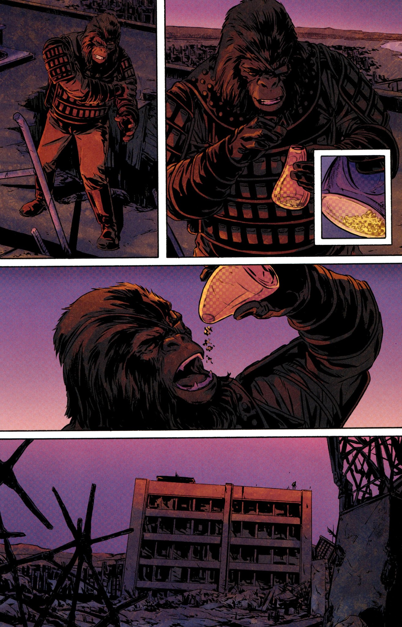 Read online Exile on the Planet of the Apes comic -  Issue #3 - 9