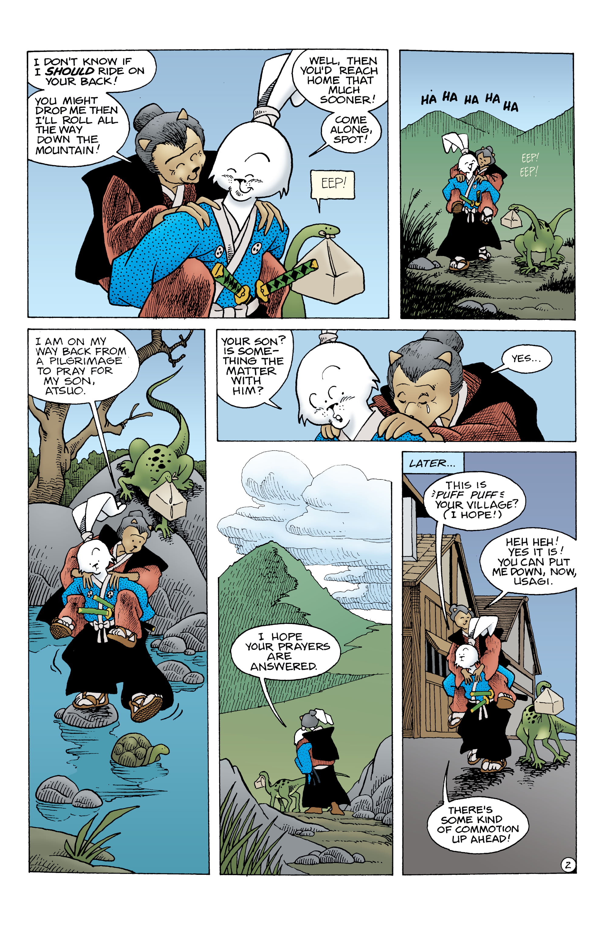 Read online Usagi Yojimbo: Wanderer’s Road comic -  Issue #2 - 4