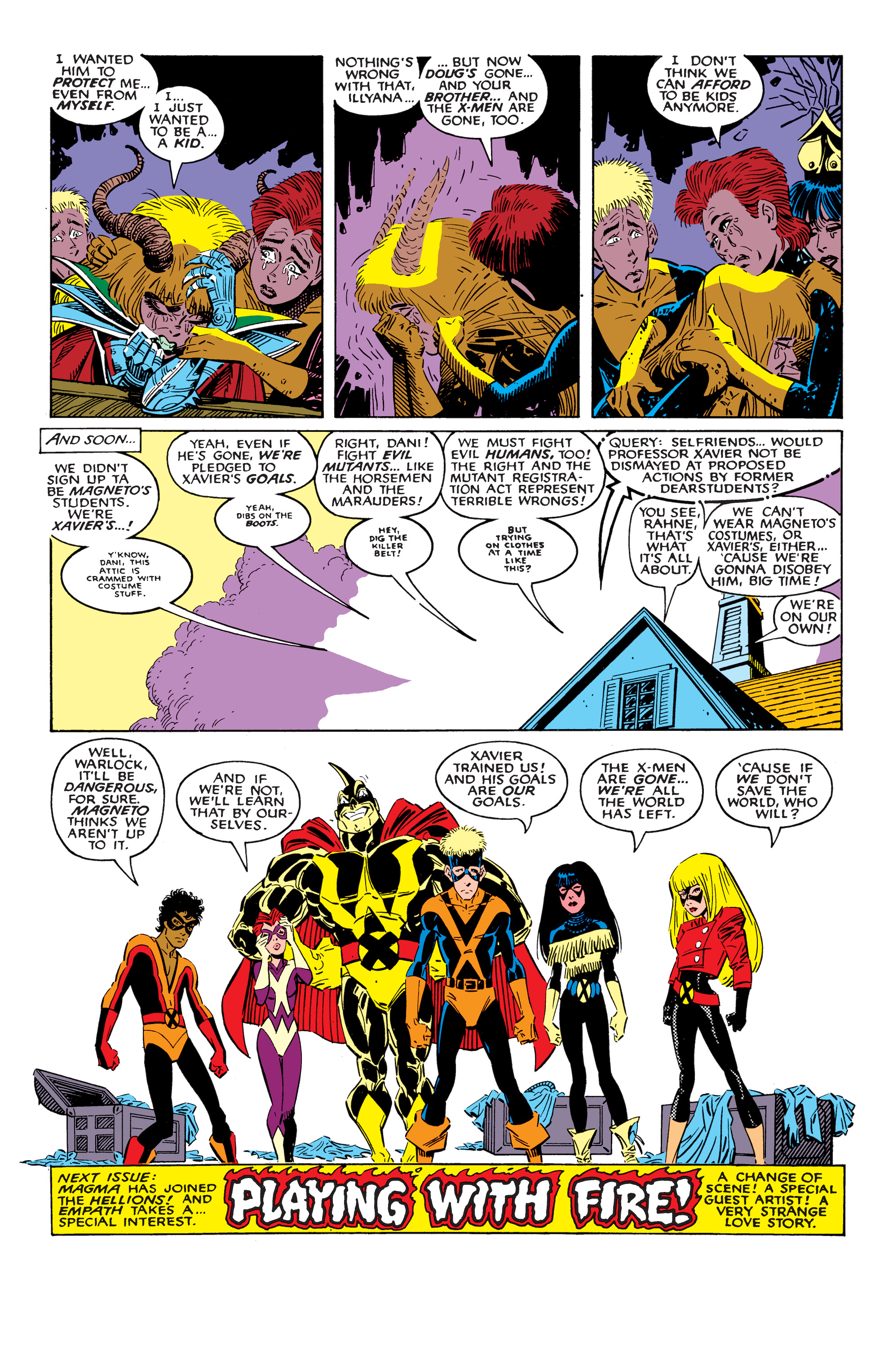 Read online X-Men Milestones: Fall of the Mutants comic -  Issue # TPB (Part 2) - 79