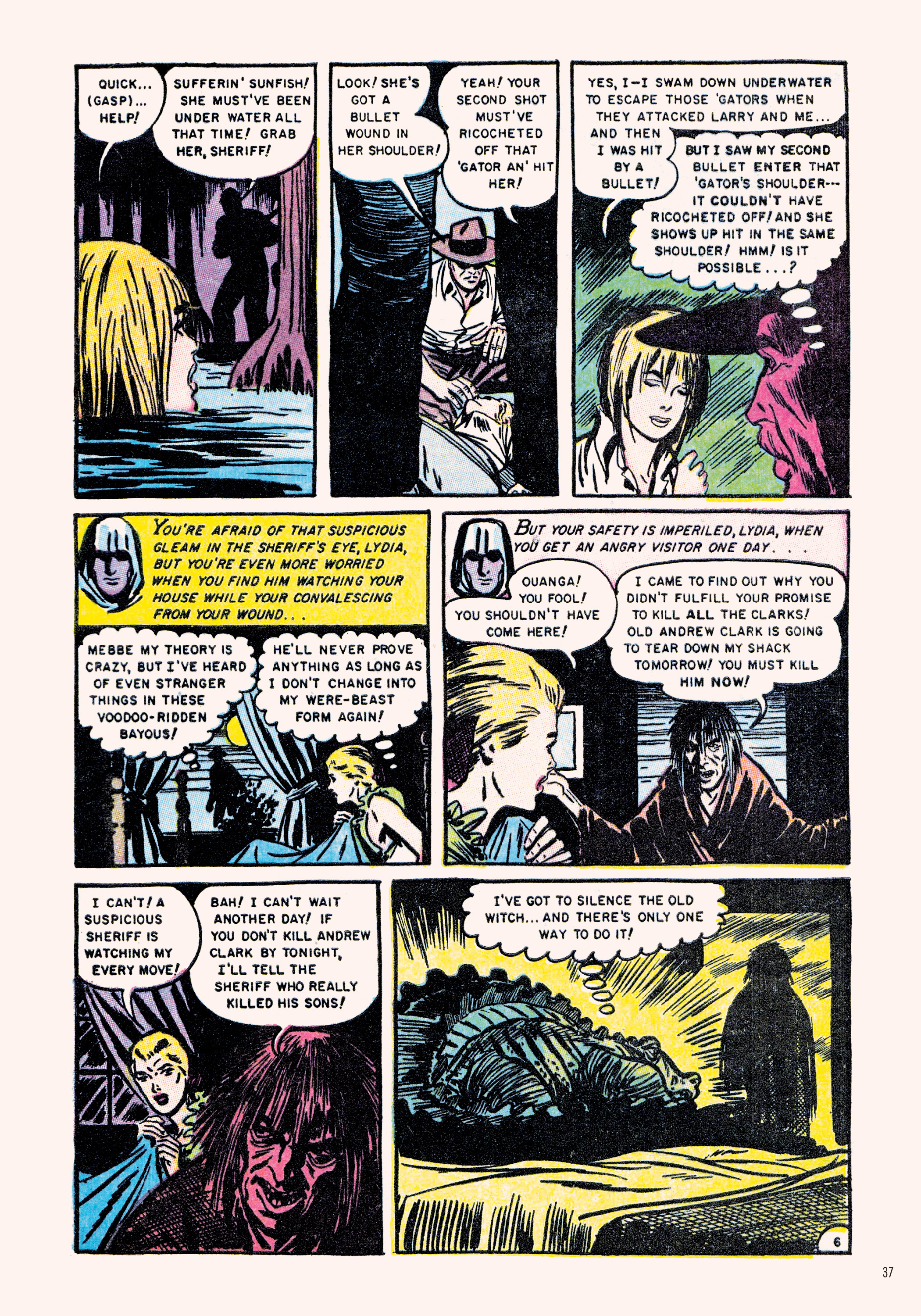 Read online Classic Monsters of Pre-Code Horror Comics: Swamp Monsters comic -  Issue # TPB - 37