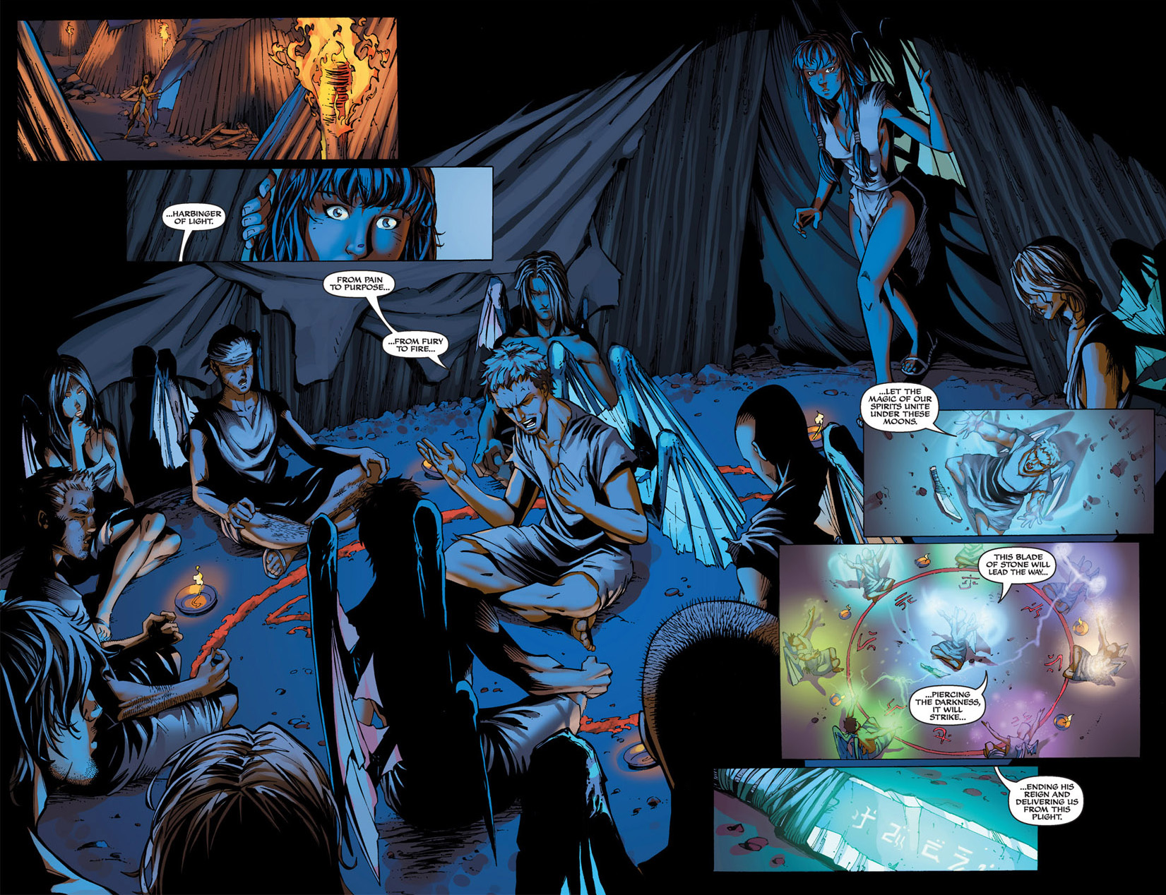 Read online Michael Turner's Soulfire: Chaos Reign comic -  Issue #2 - 19