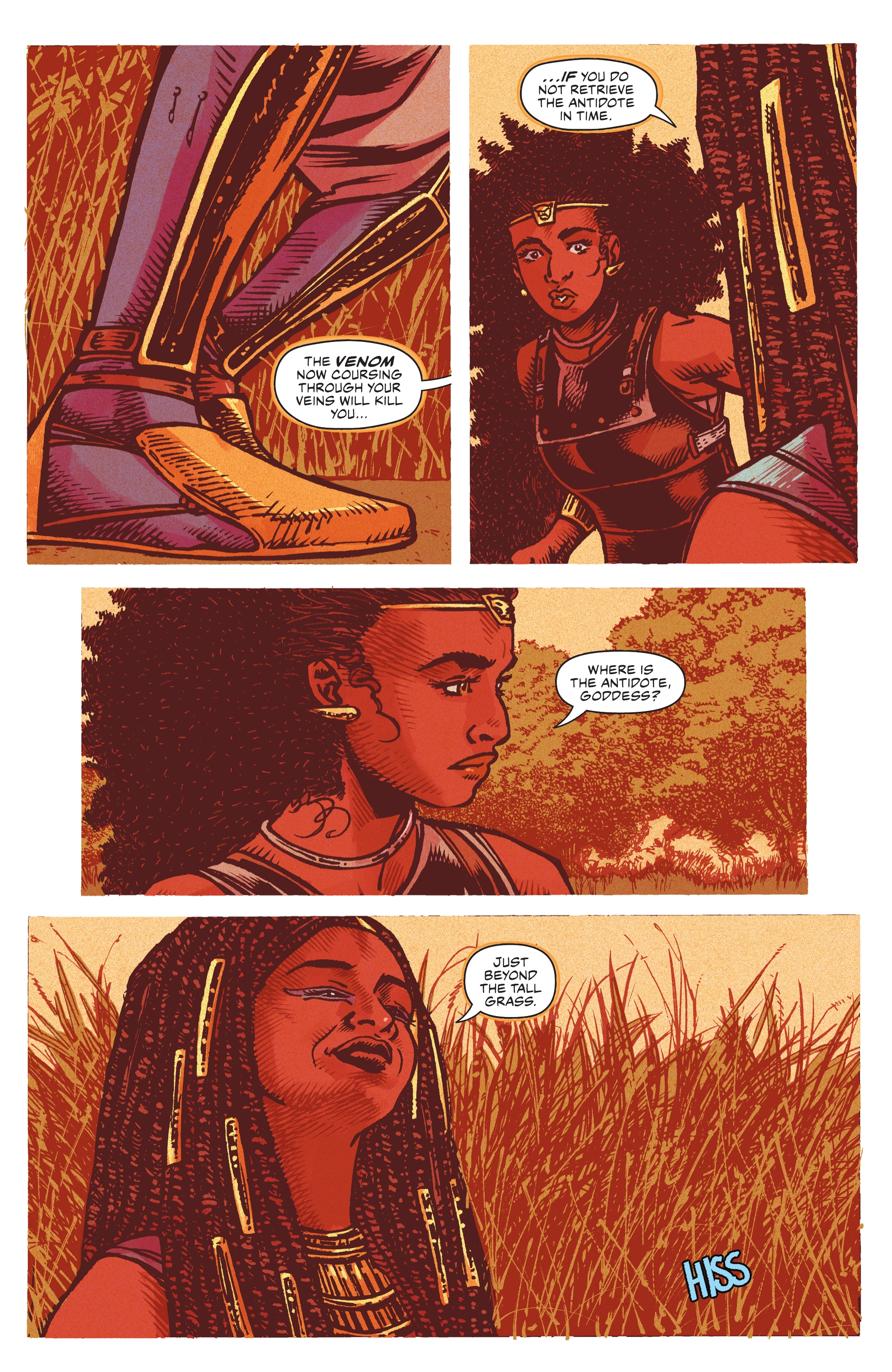 Read online Nubia: Queen of the Amazons comic -  Issue #4 - 5