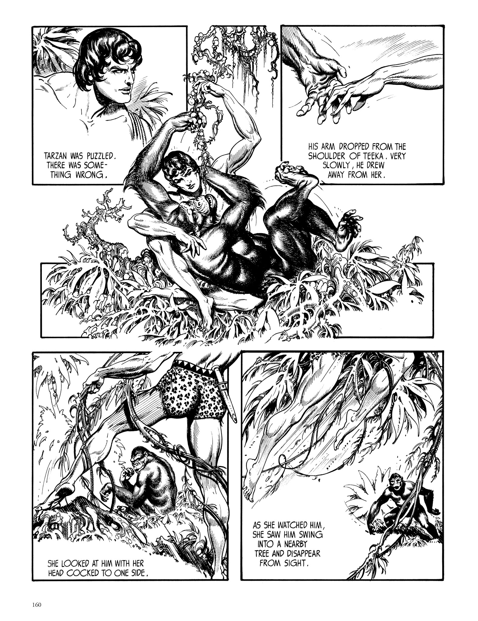 Read online Edgar Rice Burroughs' Tarzan: Burne Hogarth's Lord of the Jungle comic -  Issue # TPB - 159