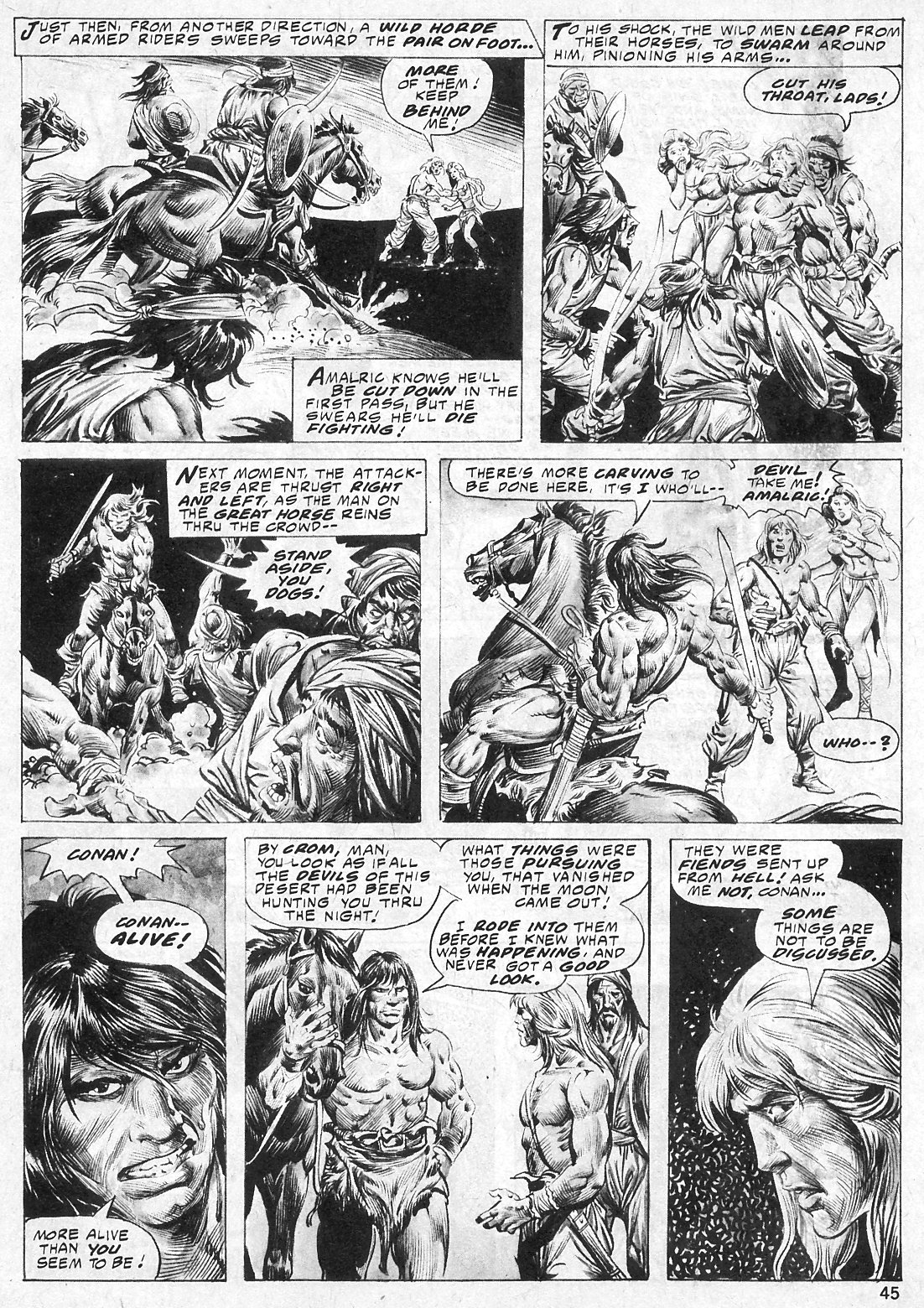 The Savage Sword Of Conan Issue #21 #22 - English 45
