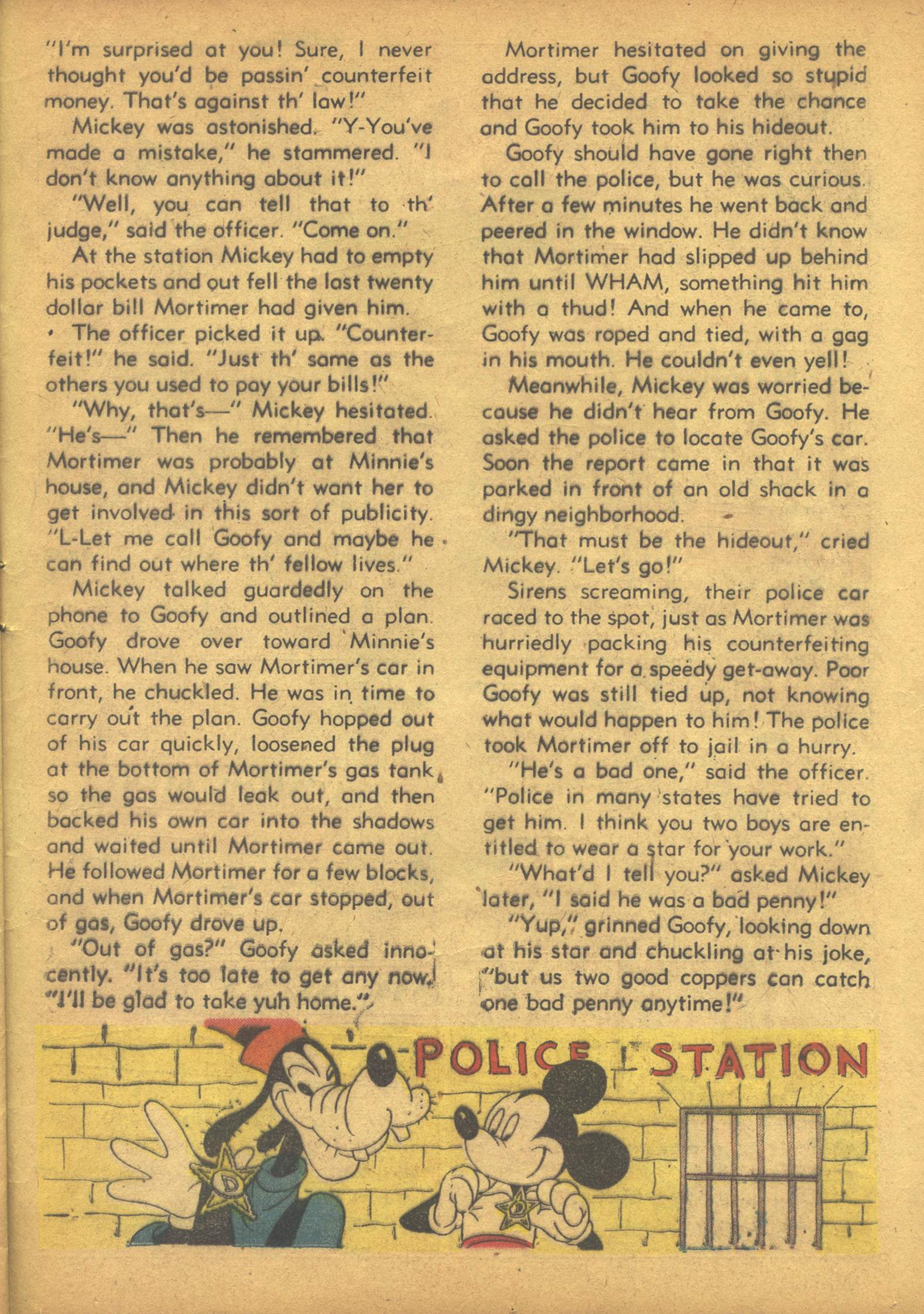 Read online Walt Disney's Comics and Stories comic -  Issue #67 - 35