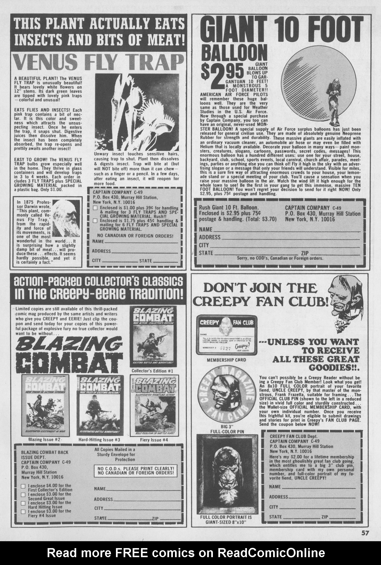 Read online Creepy (1964) comic -  Issue #49 - 57