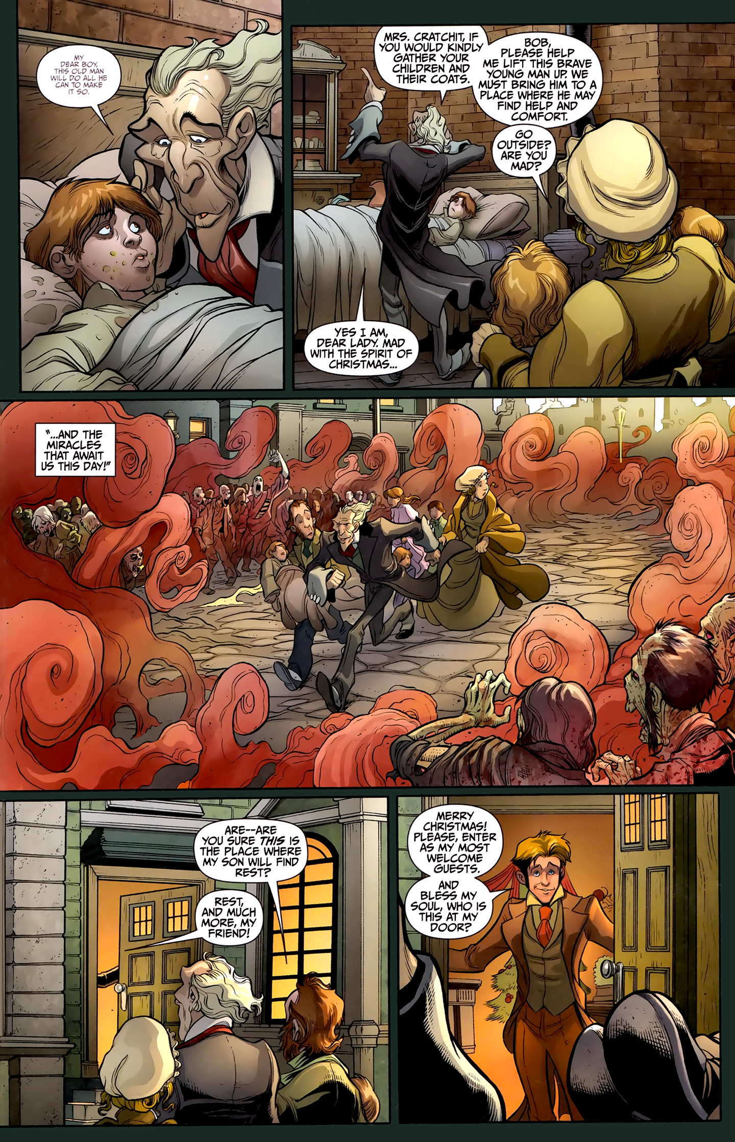 Read online Zombies Christmas Carol comic -  Issue #5 - 9