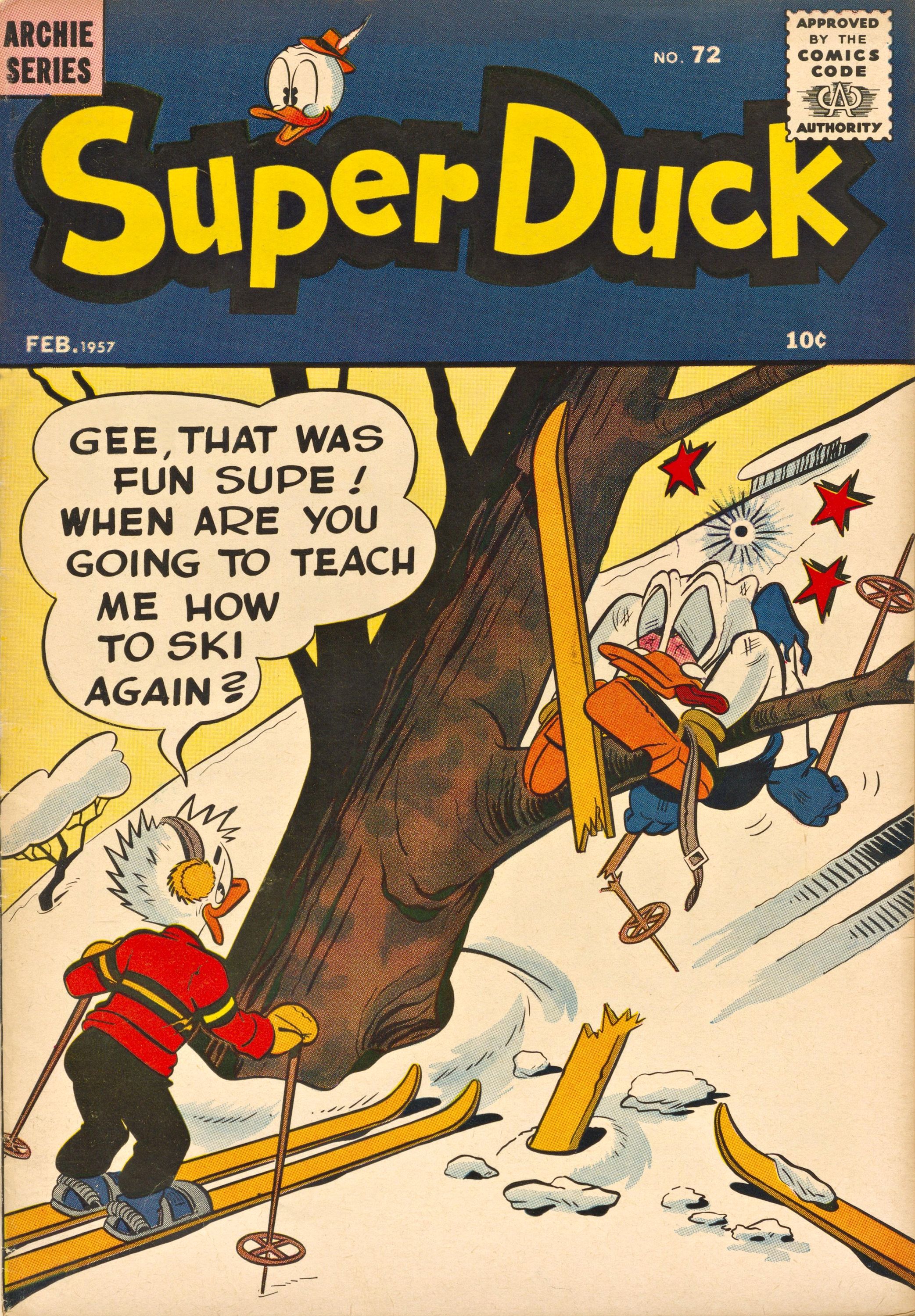 Read online Super Duck Comics comic -  Issue #72 - 1