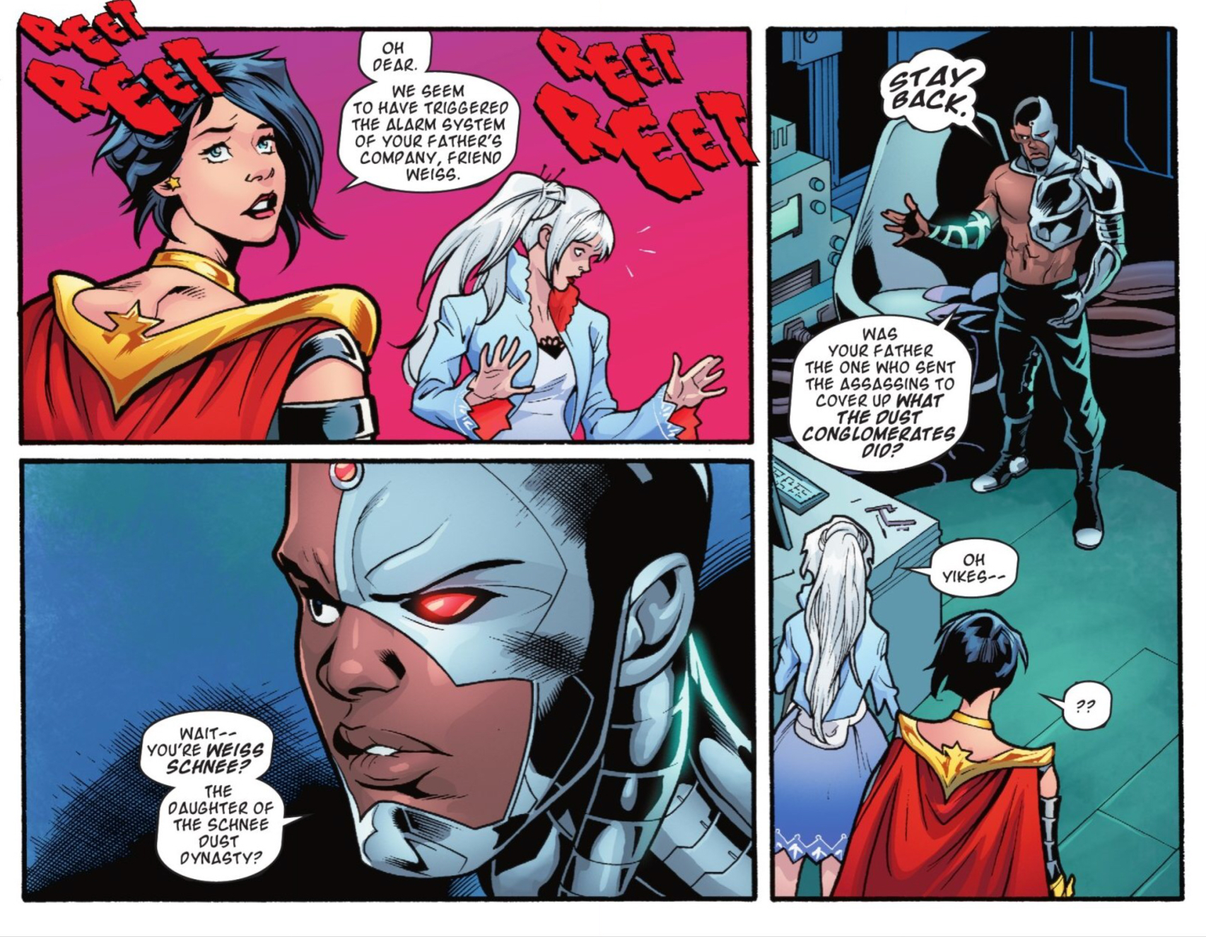 Read online RWBY/Justice League comic -  Issue #6 - 9