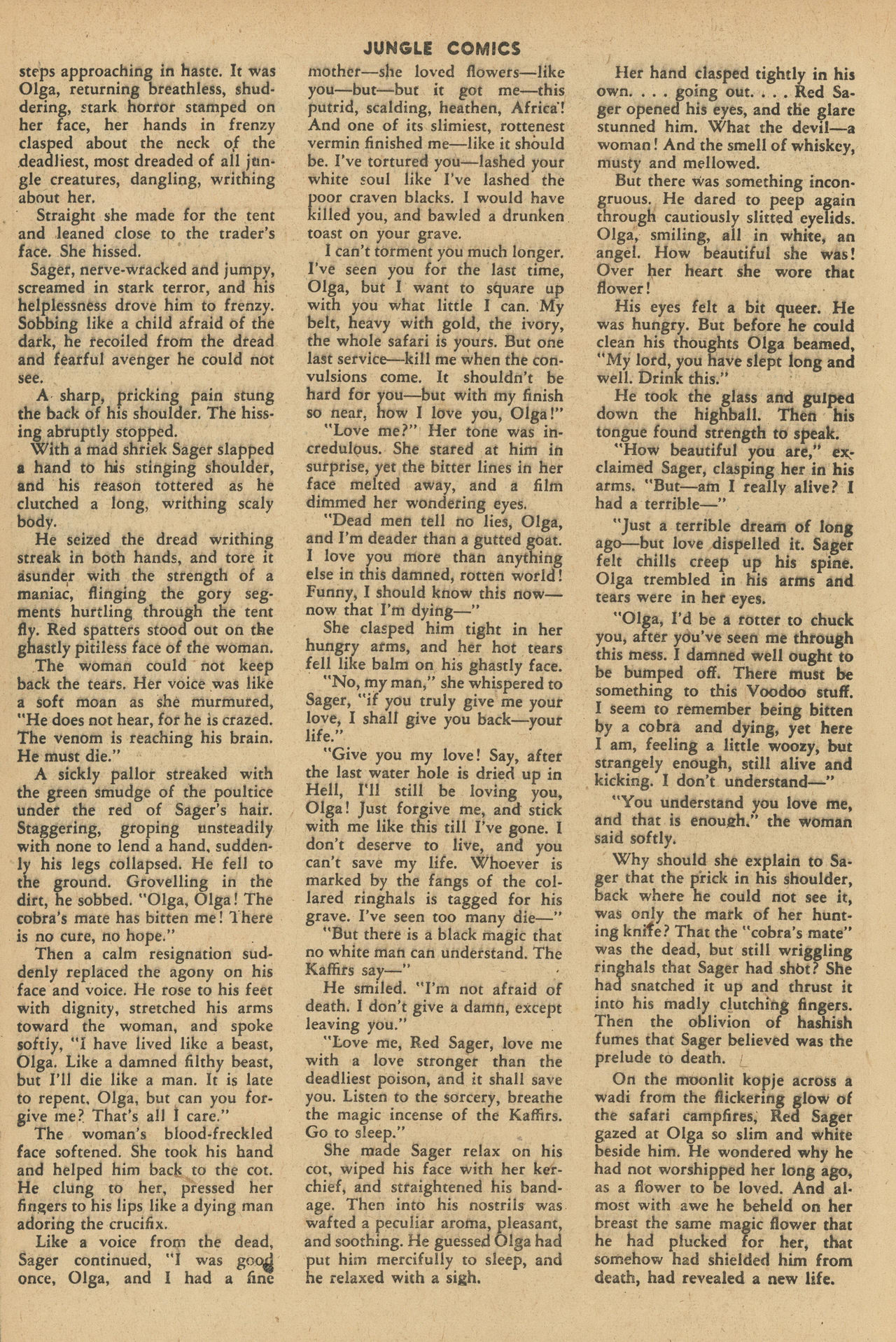 Read online Jungle Comics comic -  Issue #54 - 42