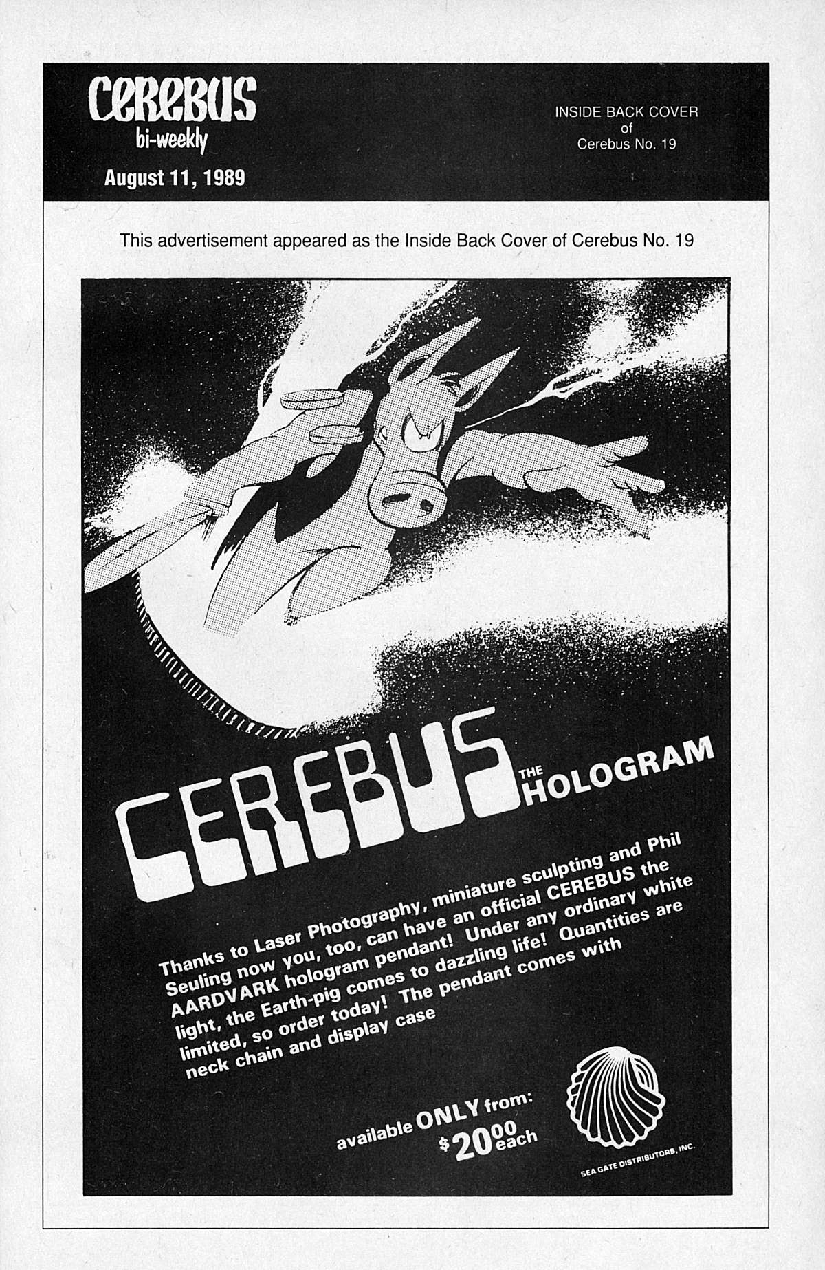 Read online Cerebus comic -  Issue #19 - 31