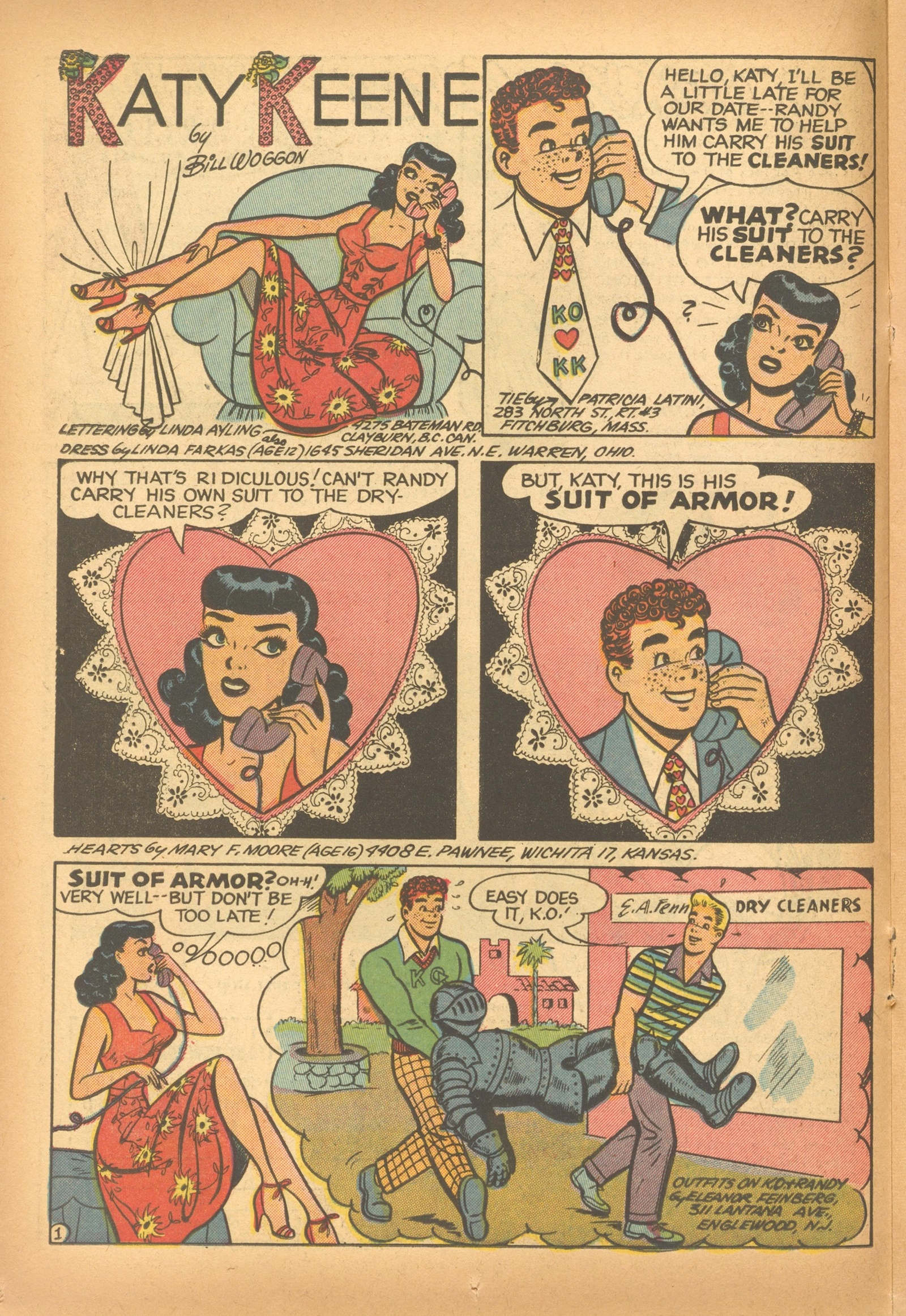 Read online Katy Keene (1949) comic -  Issue #15 - 16
