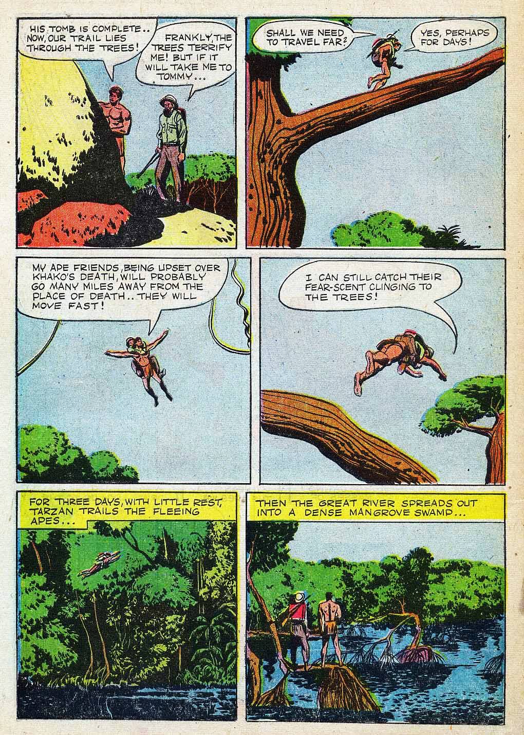 Read online Tarzan (1948) comic -  Issue #2 - 30