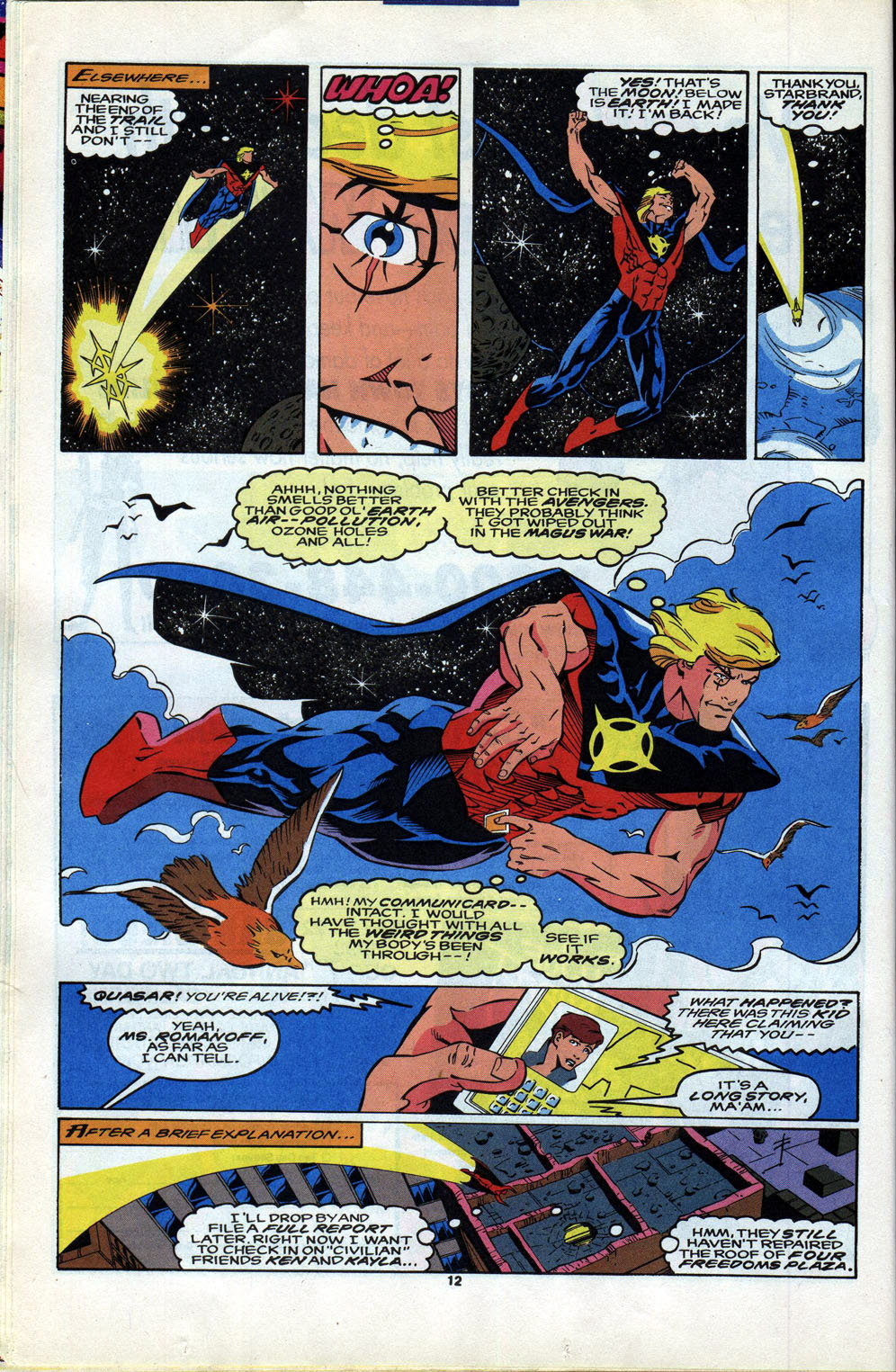 Read online Quasar comic -  Issue #44 - 10