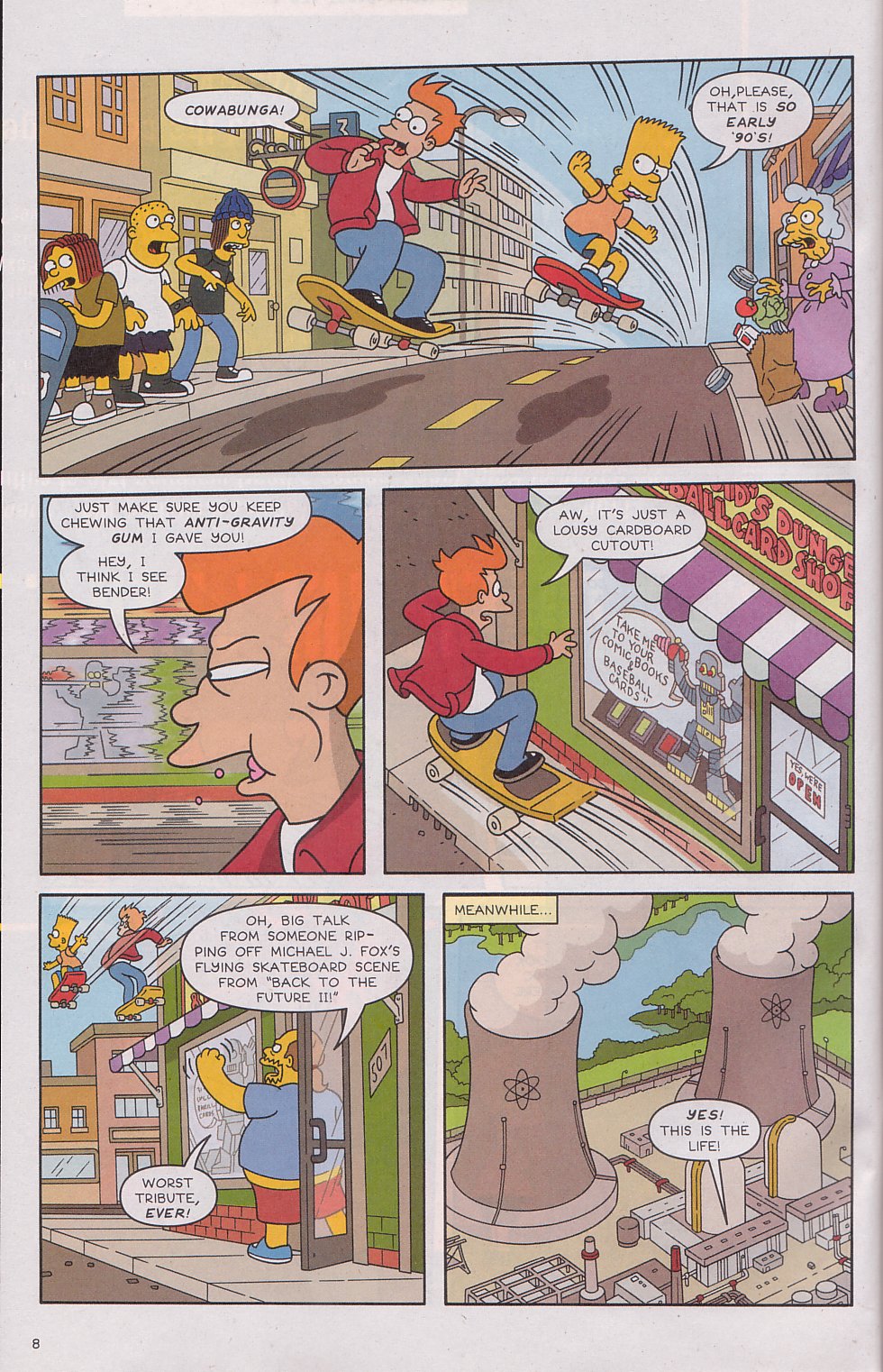 Read online The Futurama/Simpsons Infinitely Secret Crossover Crisis comic -  Issue #2 - 11