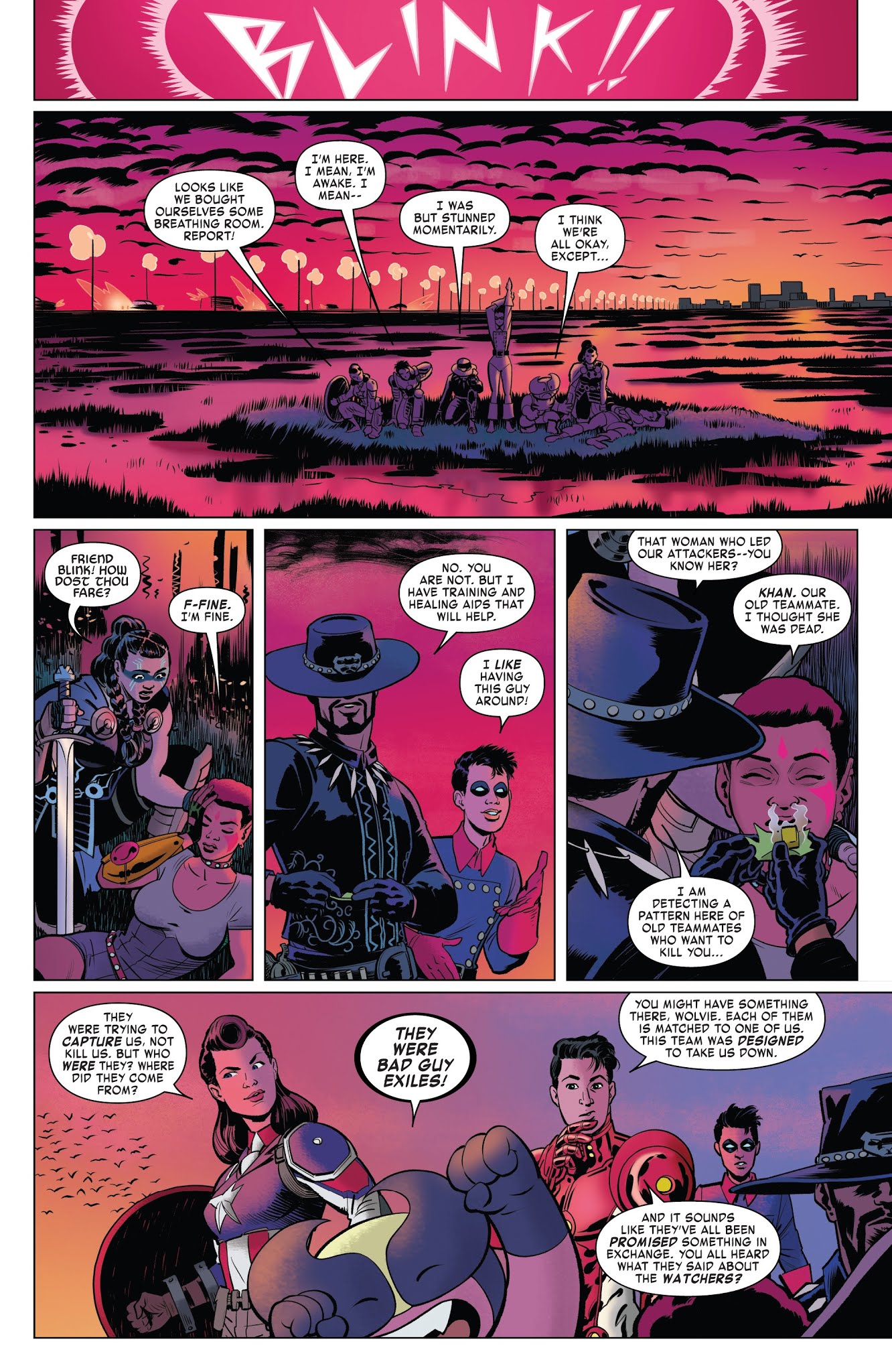 Read online Exiles (2018) comic -  Issue #11 - 13