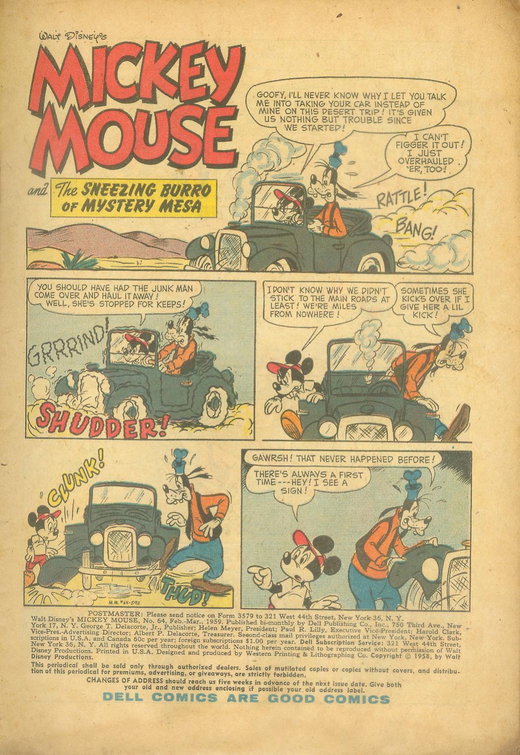 Read online Walt Disney's Mickey Mouse comic -  Issue #64 - 3