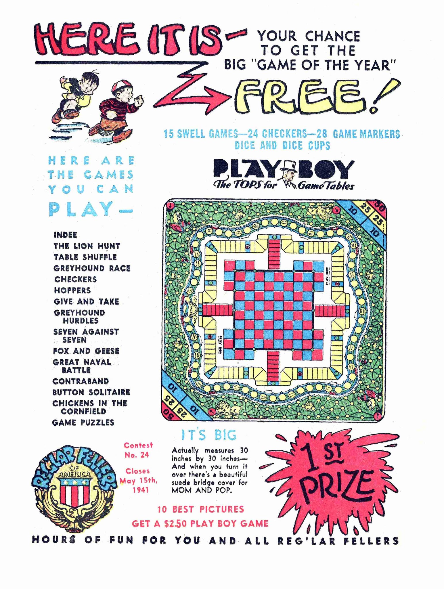 Read online Reg'lar Fellers Heroic Comics comic -  Issue #6 - 36