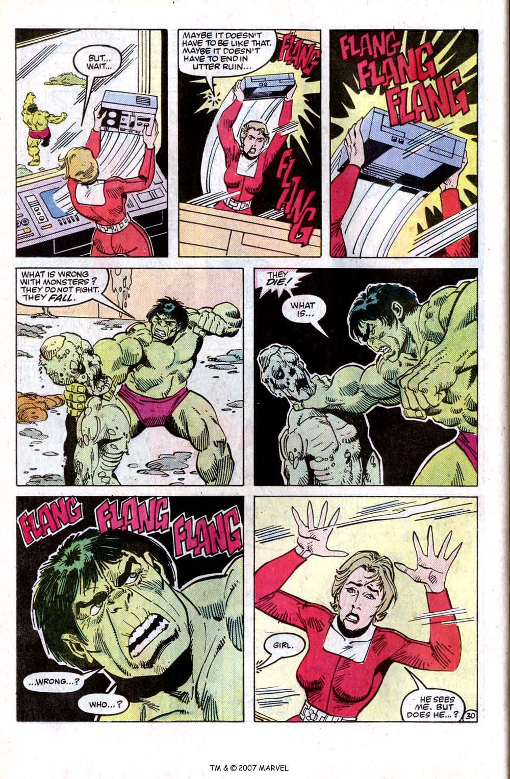 Read online The Incredible Hulk (1968) comic -  Issue # _Annual 1985 - 38