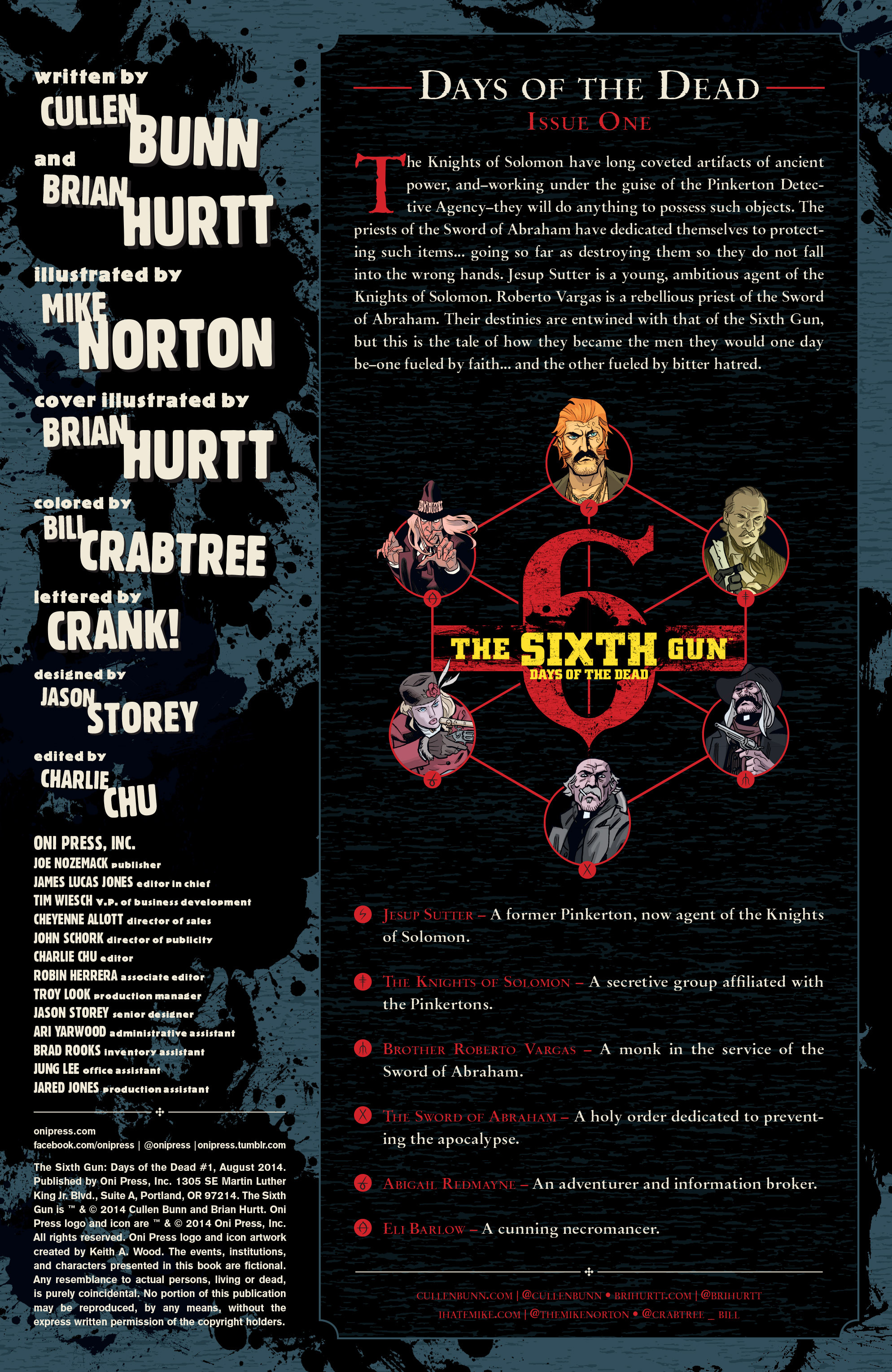 Read online The Sixth Gun: Days of the Dead comic -  Issue #1 - 2