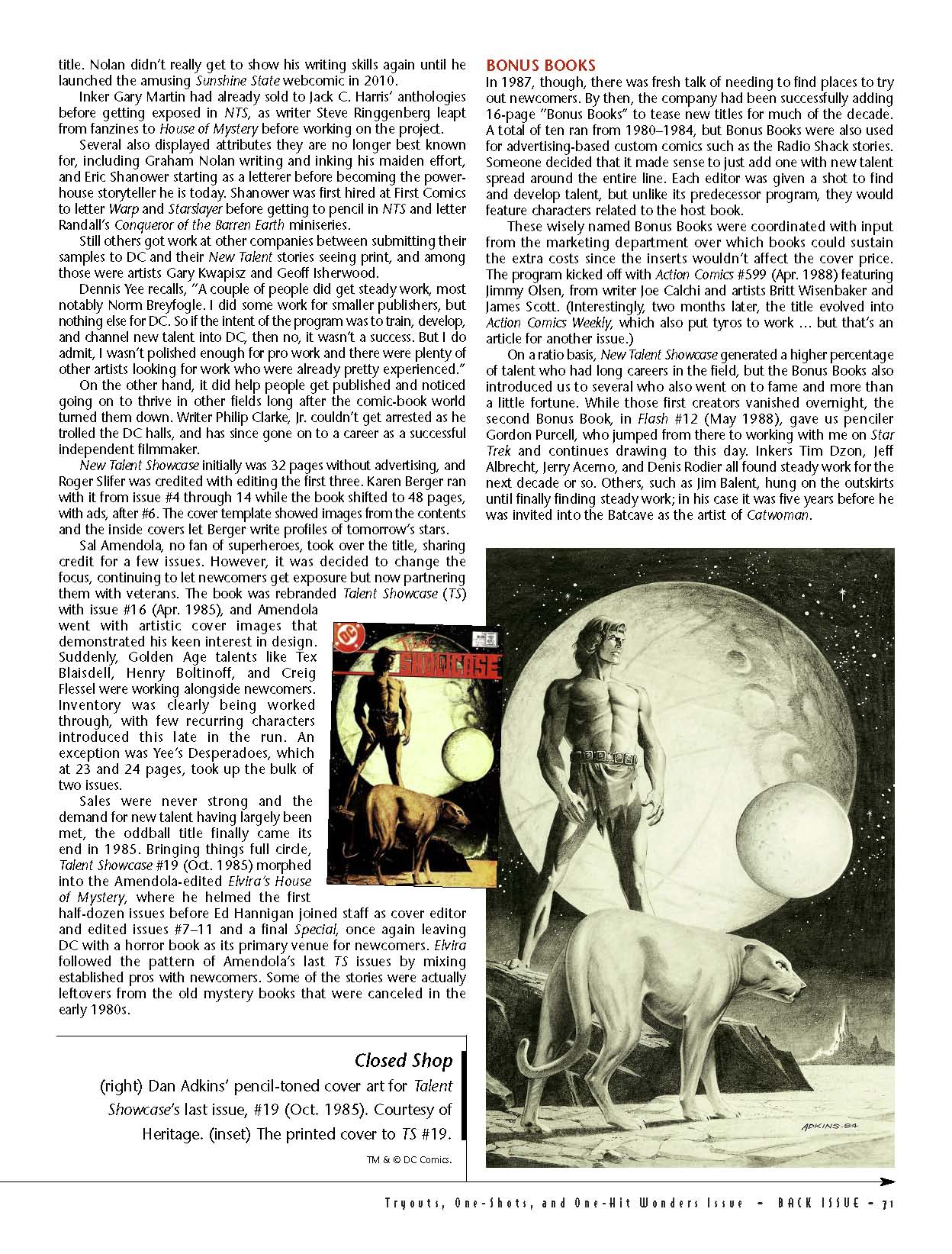 Read online Back Issue comic -  Issue #71 - 73
