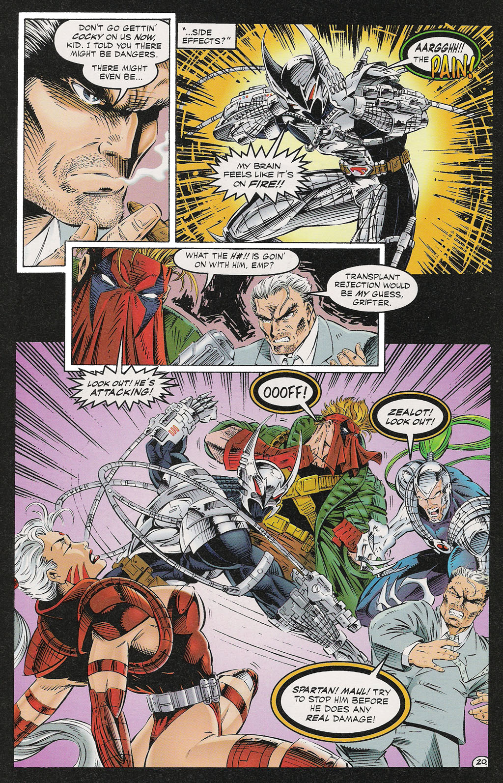 Read online ShadowHawk comic -  Issue #13 - 17