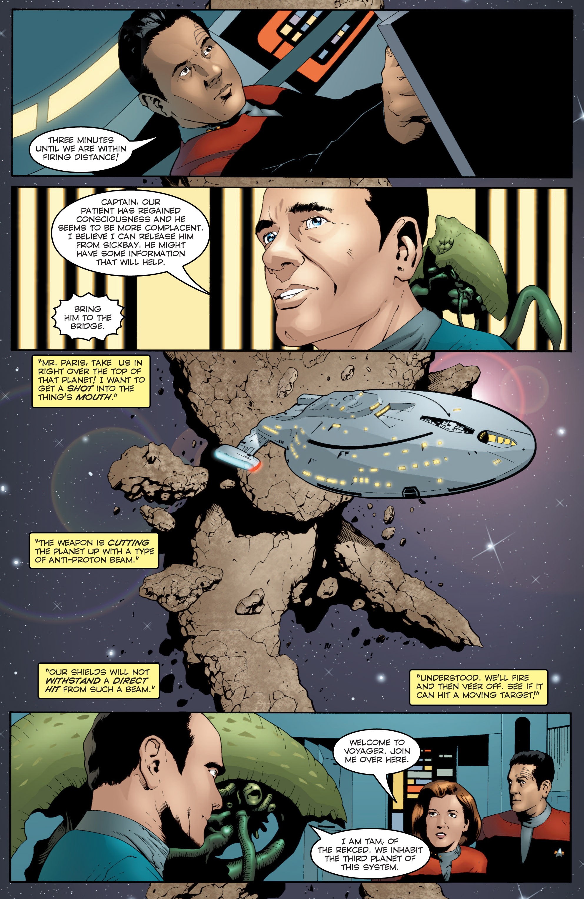 Read online Star Trek: Voyager--Encounters with the Unknown comic -  Issue # TPB - 153