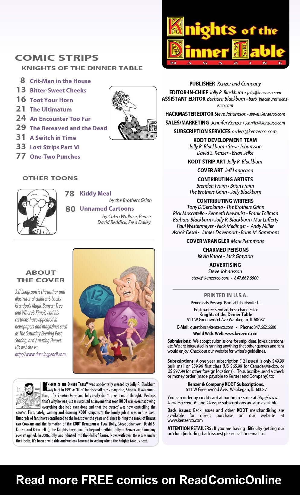 Read online Knights of the Dinner Table comic -  Issue #168 - 5