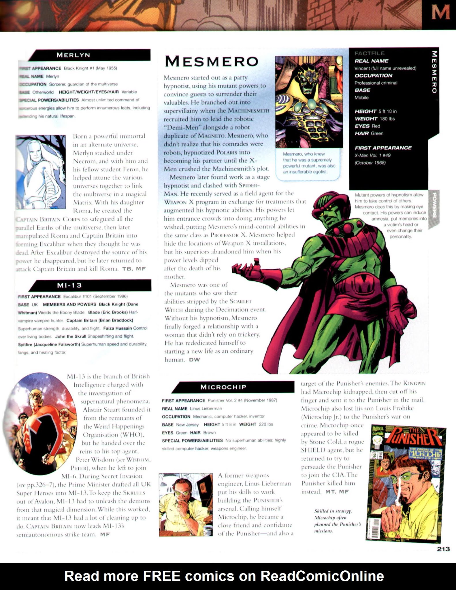 Read online The Marvel Encyclopedia comic -  Issue # TPB 2 (Part 2) - 97