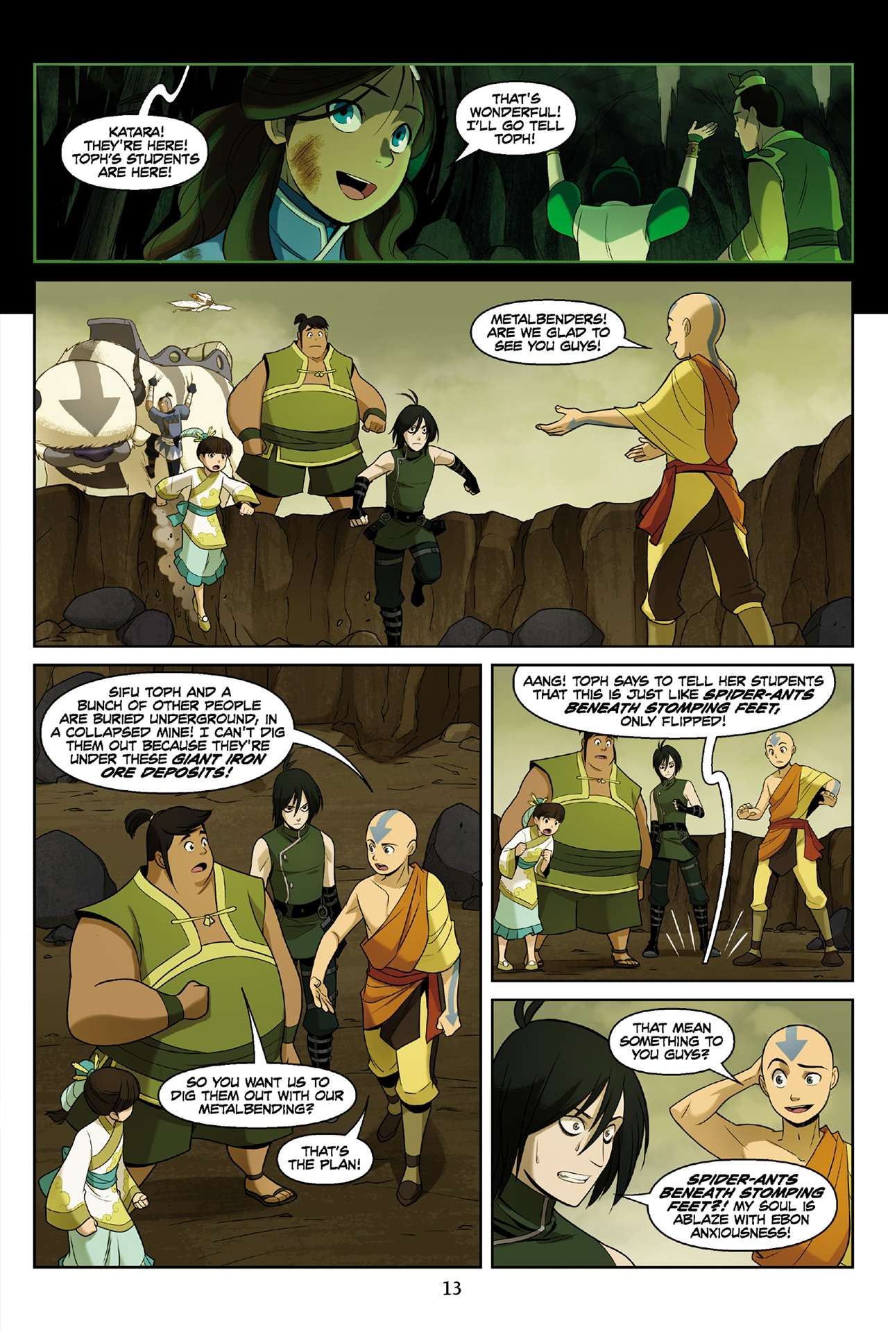 Read online Nickelodeon Avatar: The Last Airbender - The Rift comic -  Issue # Part 3 - 14