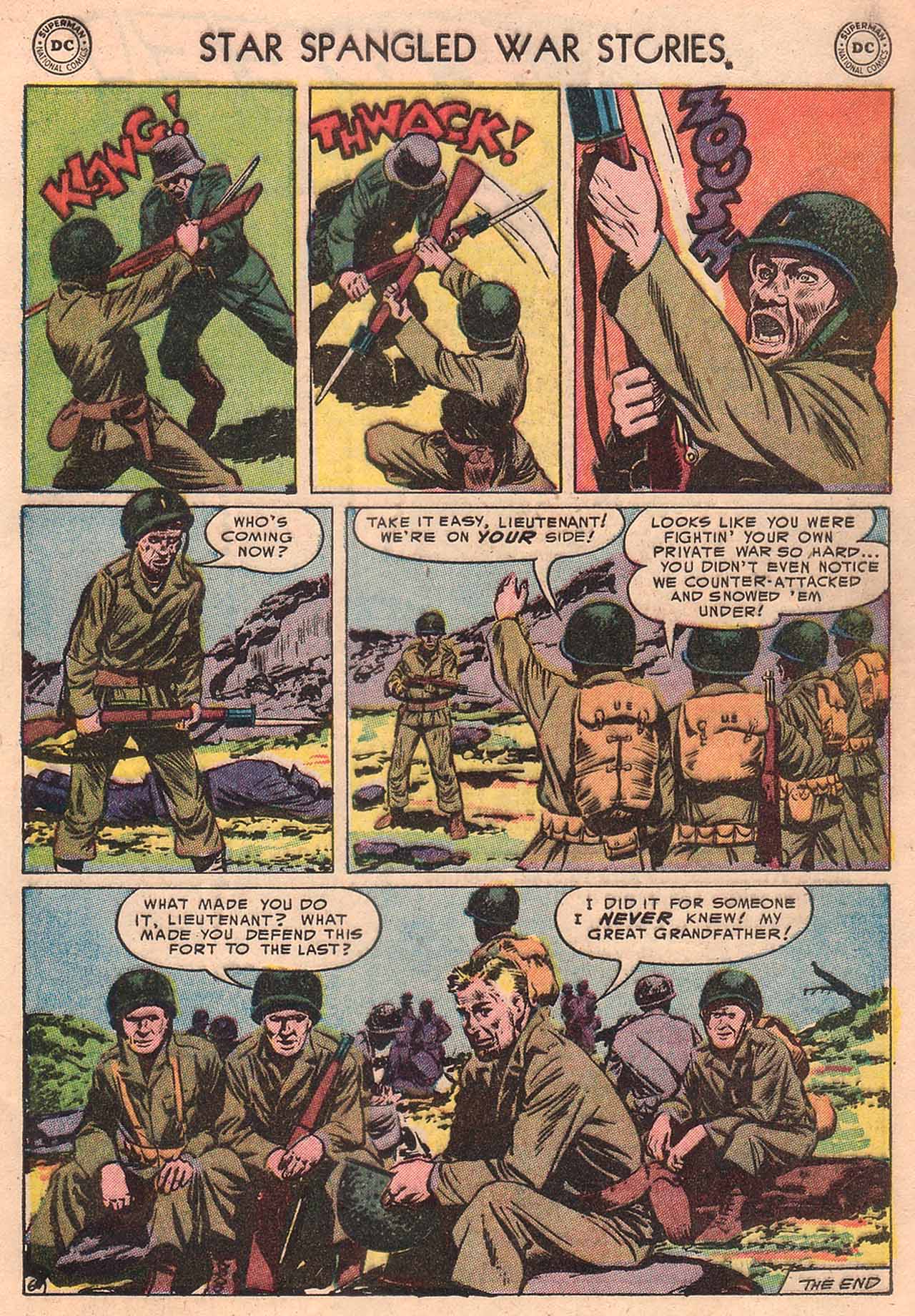 Read online Star Spangled War Stories (1952) comic -  Issue #17 - 33