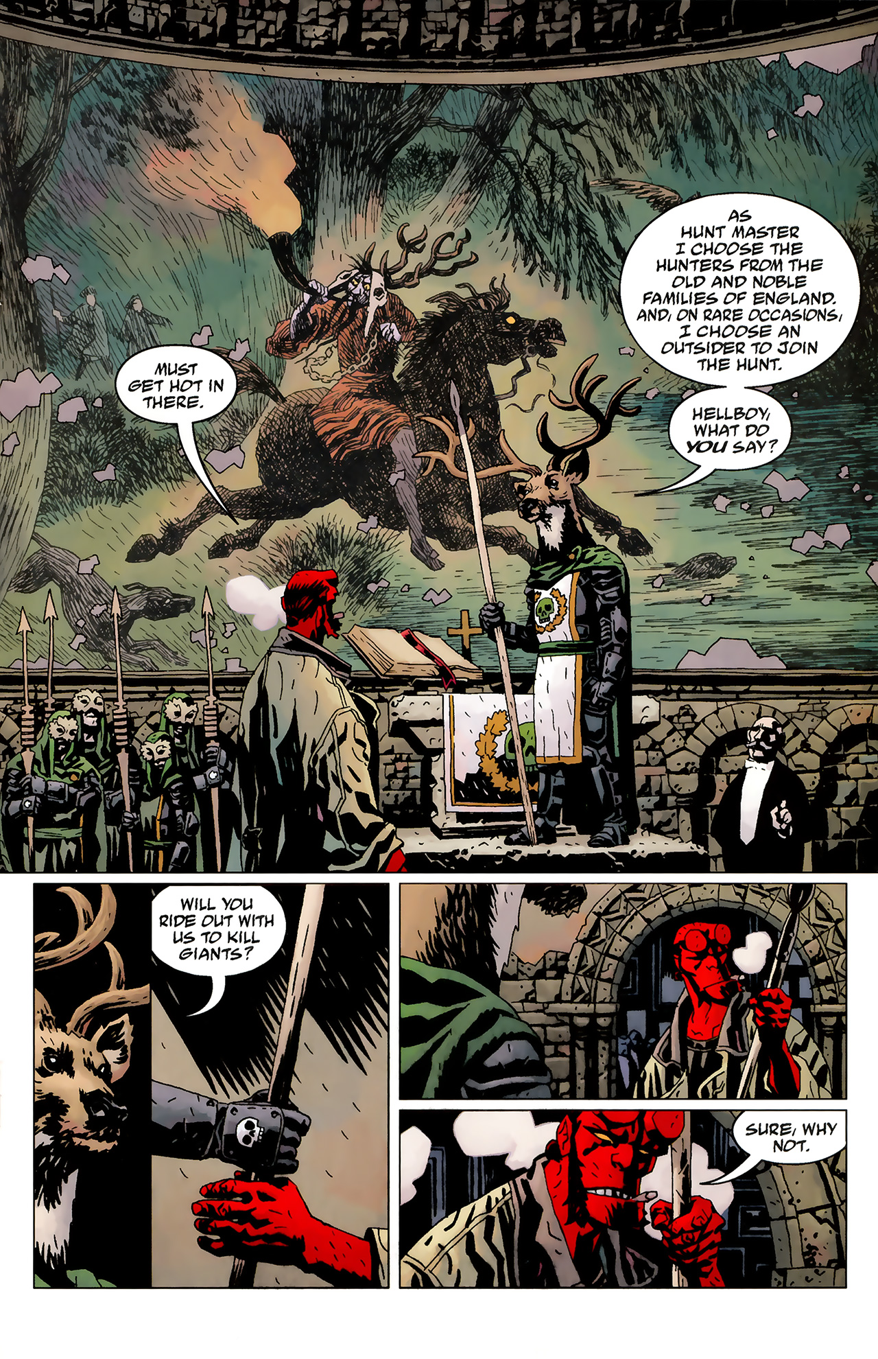 Read online Hellboy: The Wild Hunt comic -  Issue #1 - 18