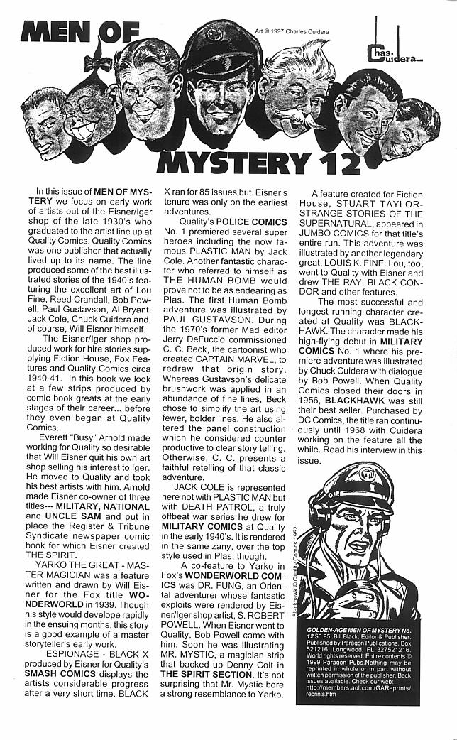 Read online Golden-Age Men of Mystery comic -  Issue #12 - 2