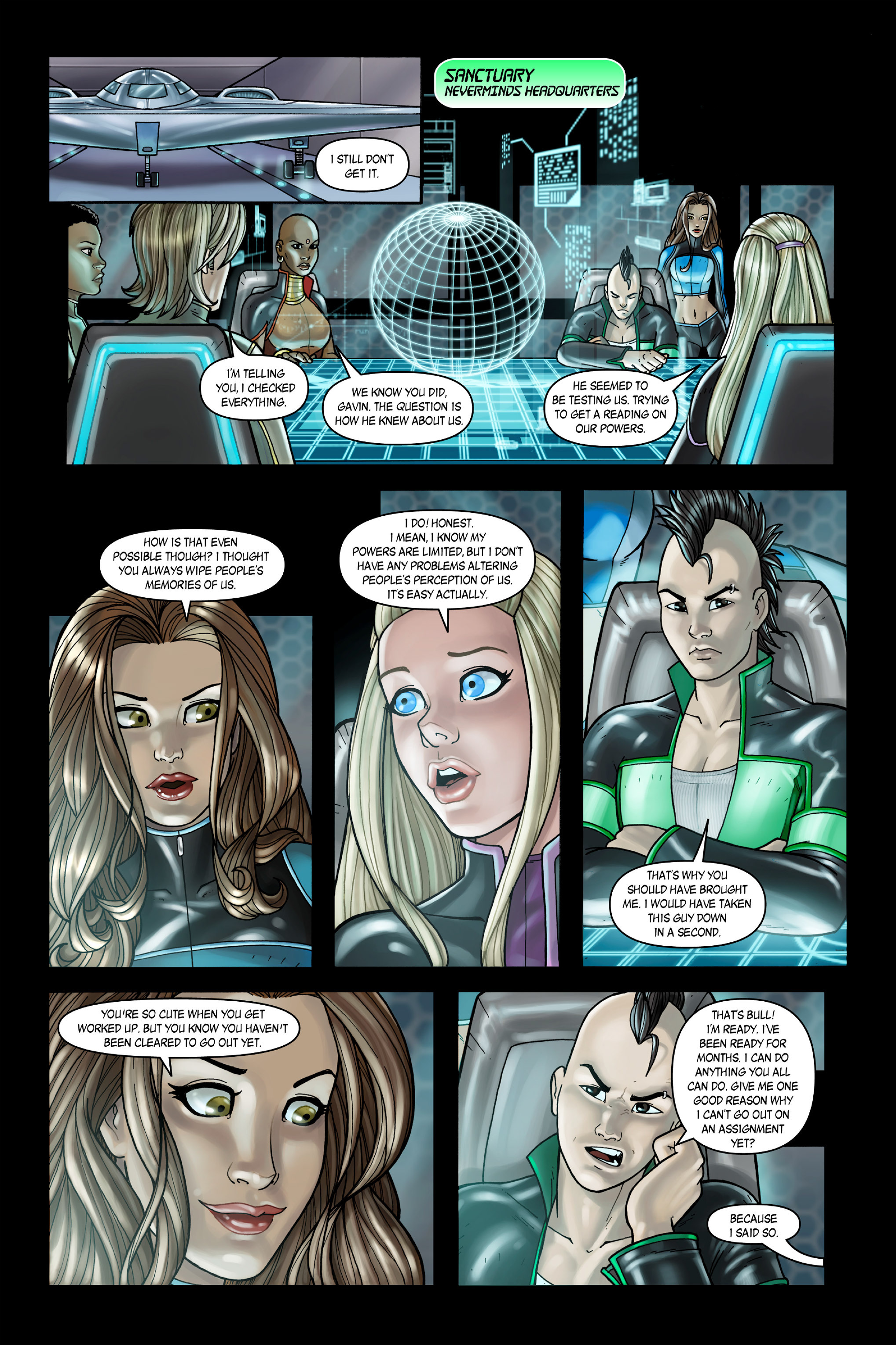 Read online Neverminds comic -  Issue #1 - 19