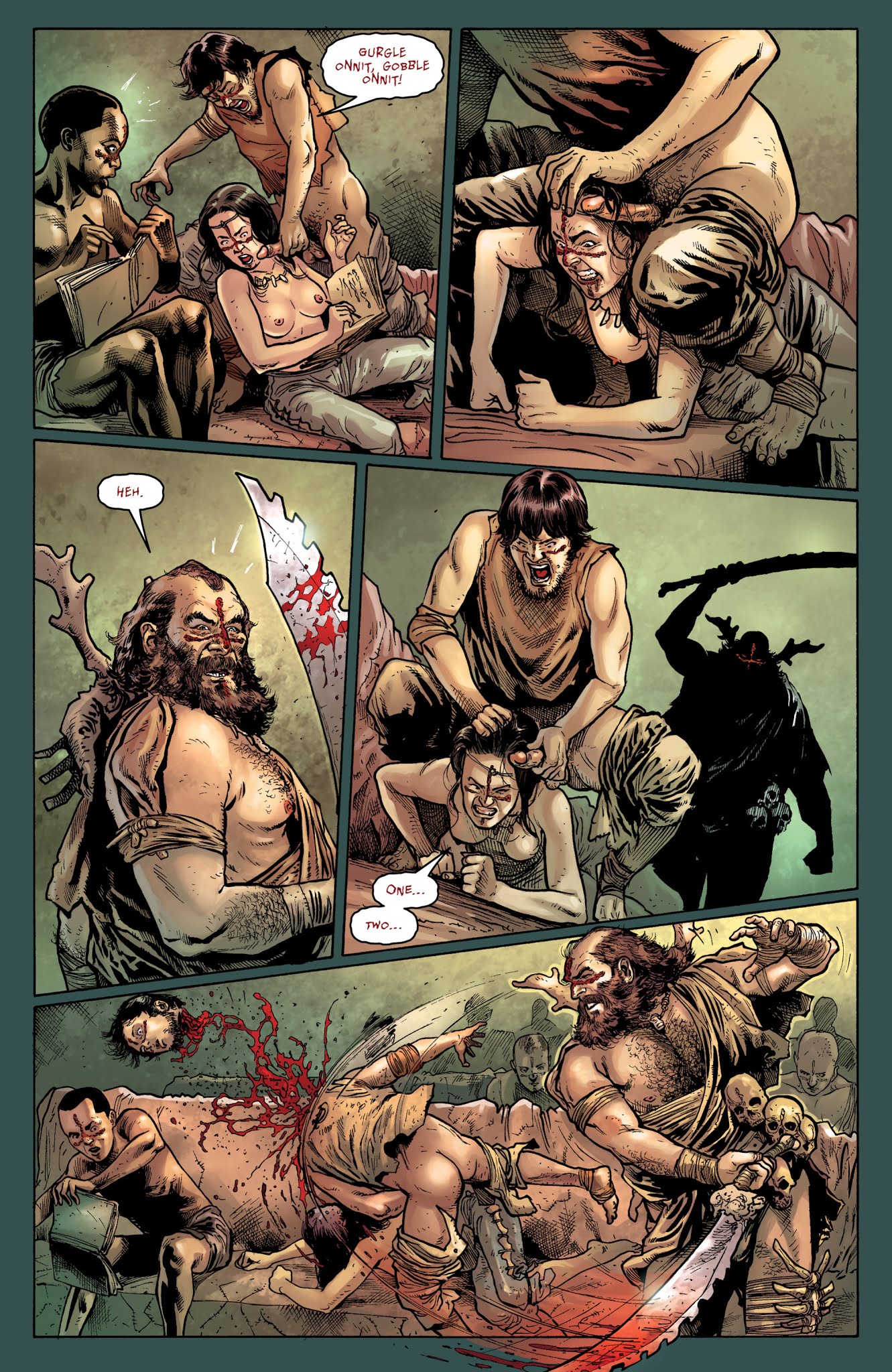 Read online Crossed Plus One Hundred: Mimic comic -  Issue #6 - 32