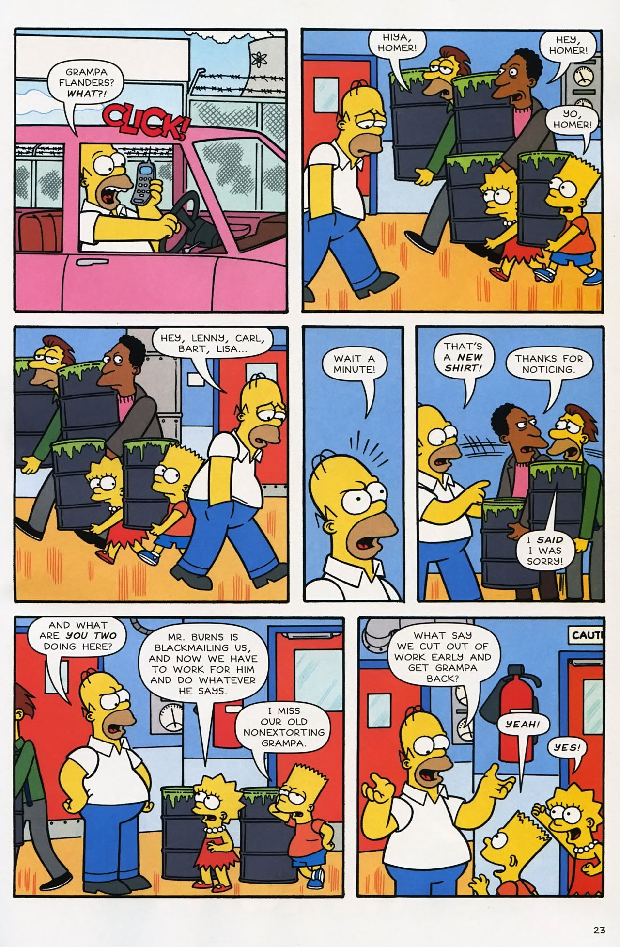 Read online Simpsons Comics comic -  Issue #141 - 25
