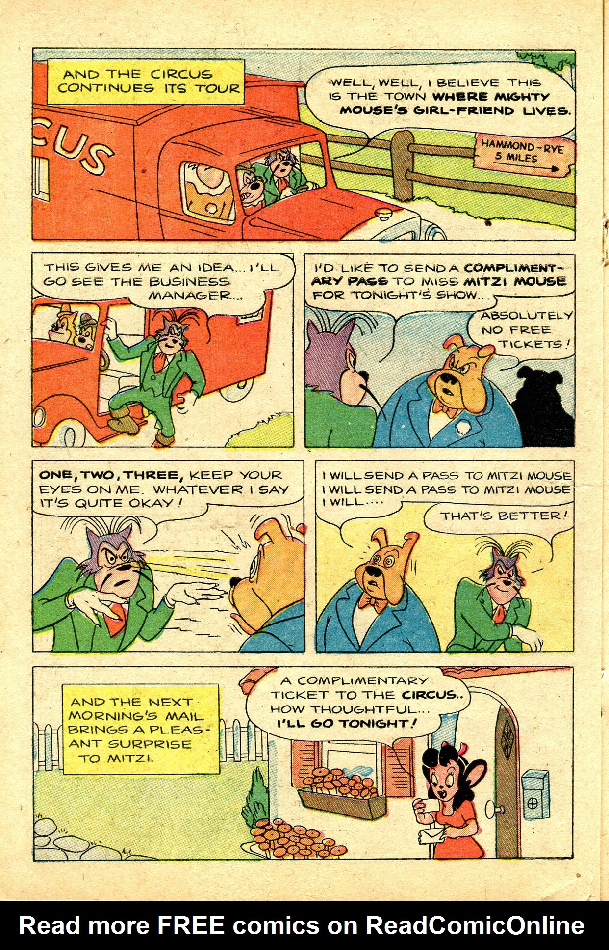 Read online Paul Terry's Mighty Mouse Comics comic -  Issue #44 - 42