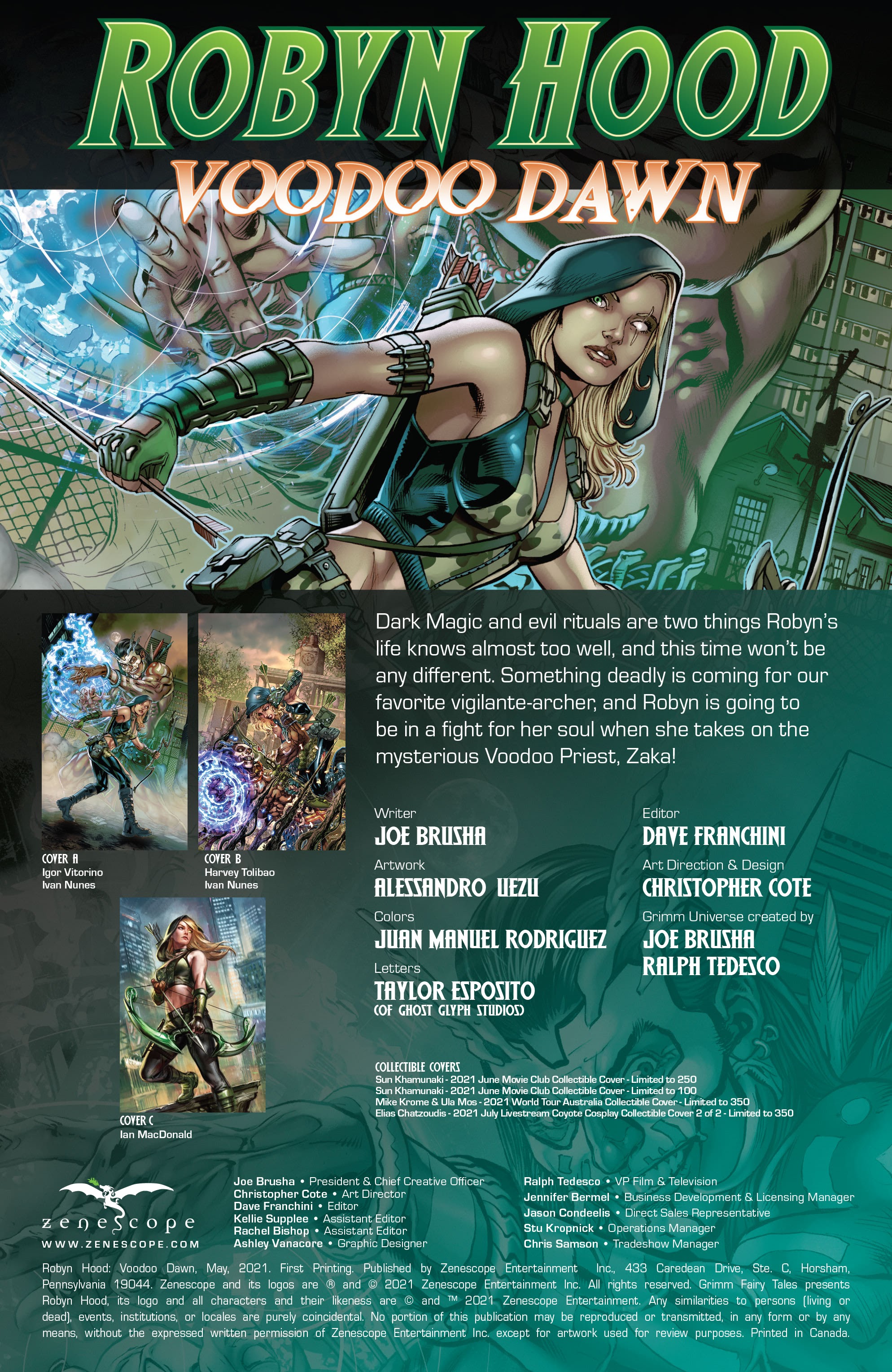 Read online Robyn Hood: Voodoo Dawn comic -  Issue # Full - 2