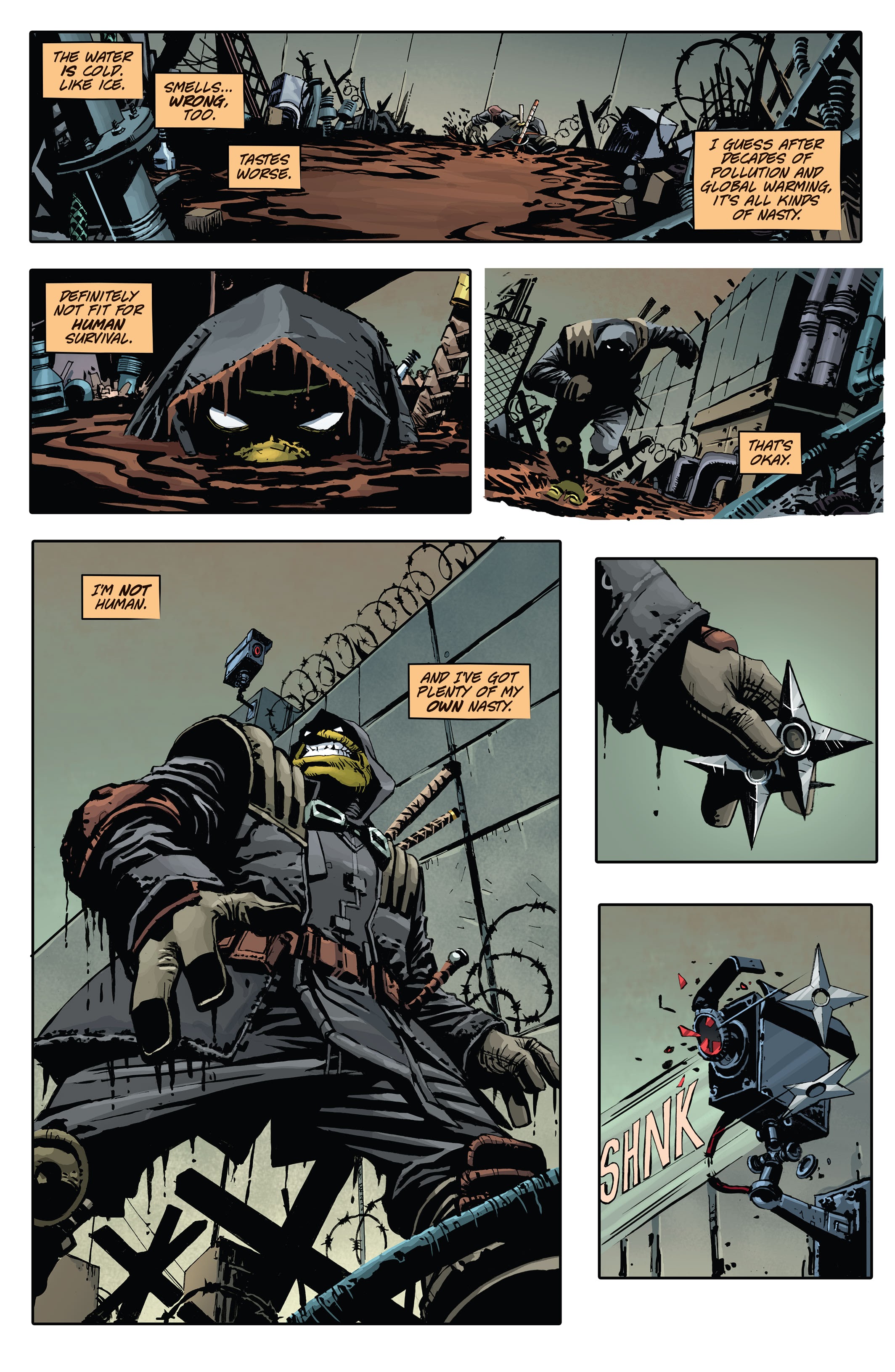 Read online Teenage Mutant Ninja Turtles: The Last Ronin comic -  Issue # _Director's Cut - 5