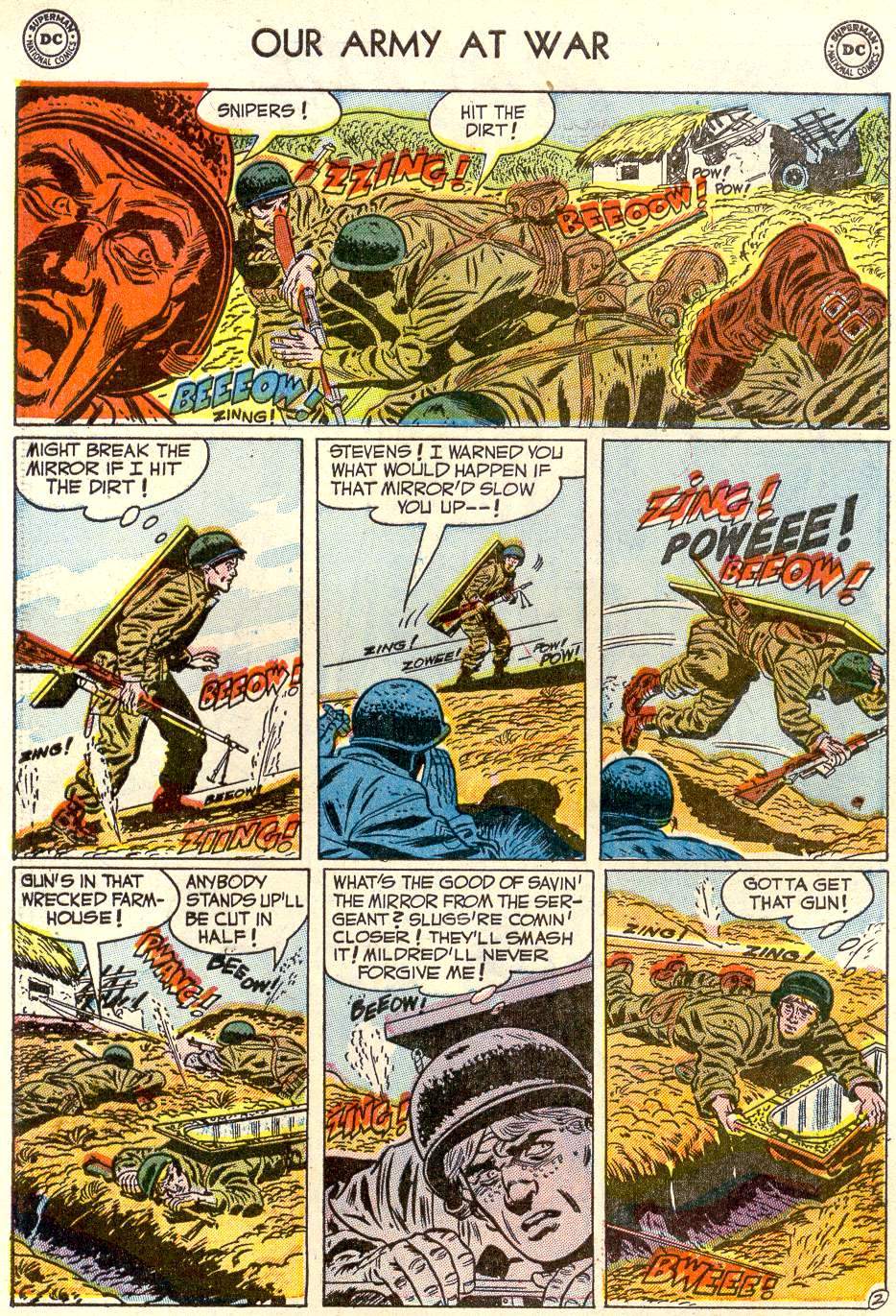 Read online Our Army at War (1952) comic -  Issue #5 - 4