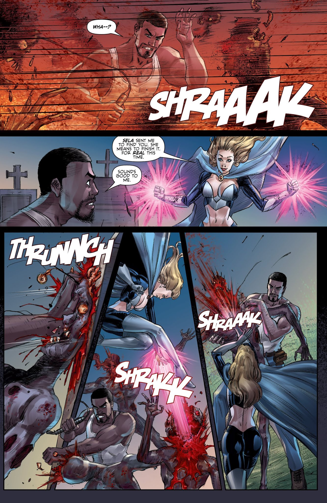 Read online Grimm Fairy Tales presents Zombies: The Cursed comic -  Issue #3 - 22