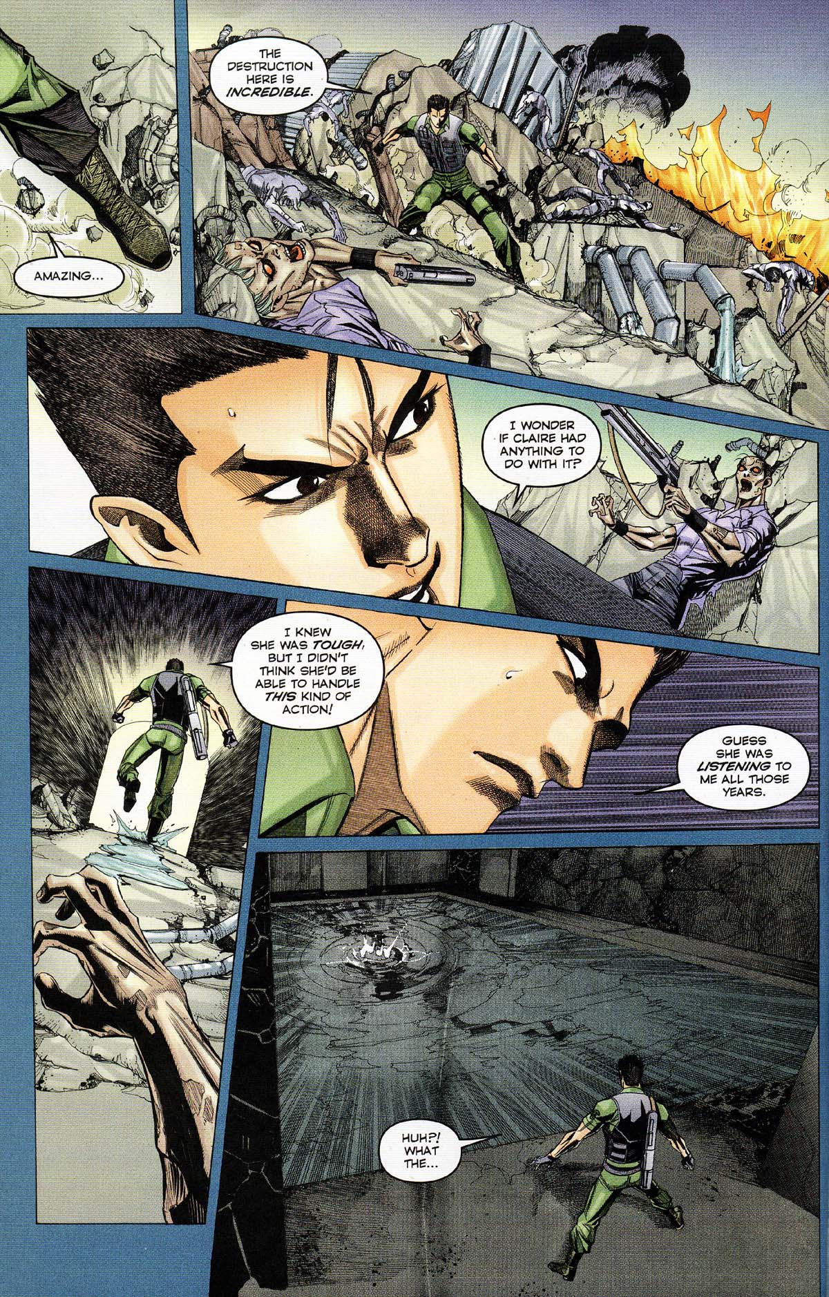 Read online Resident Evil Code: Veronica comic -  Issue #4 - 9