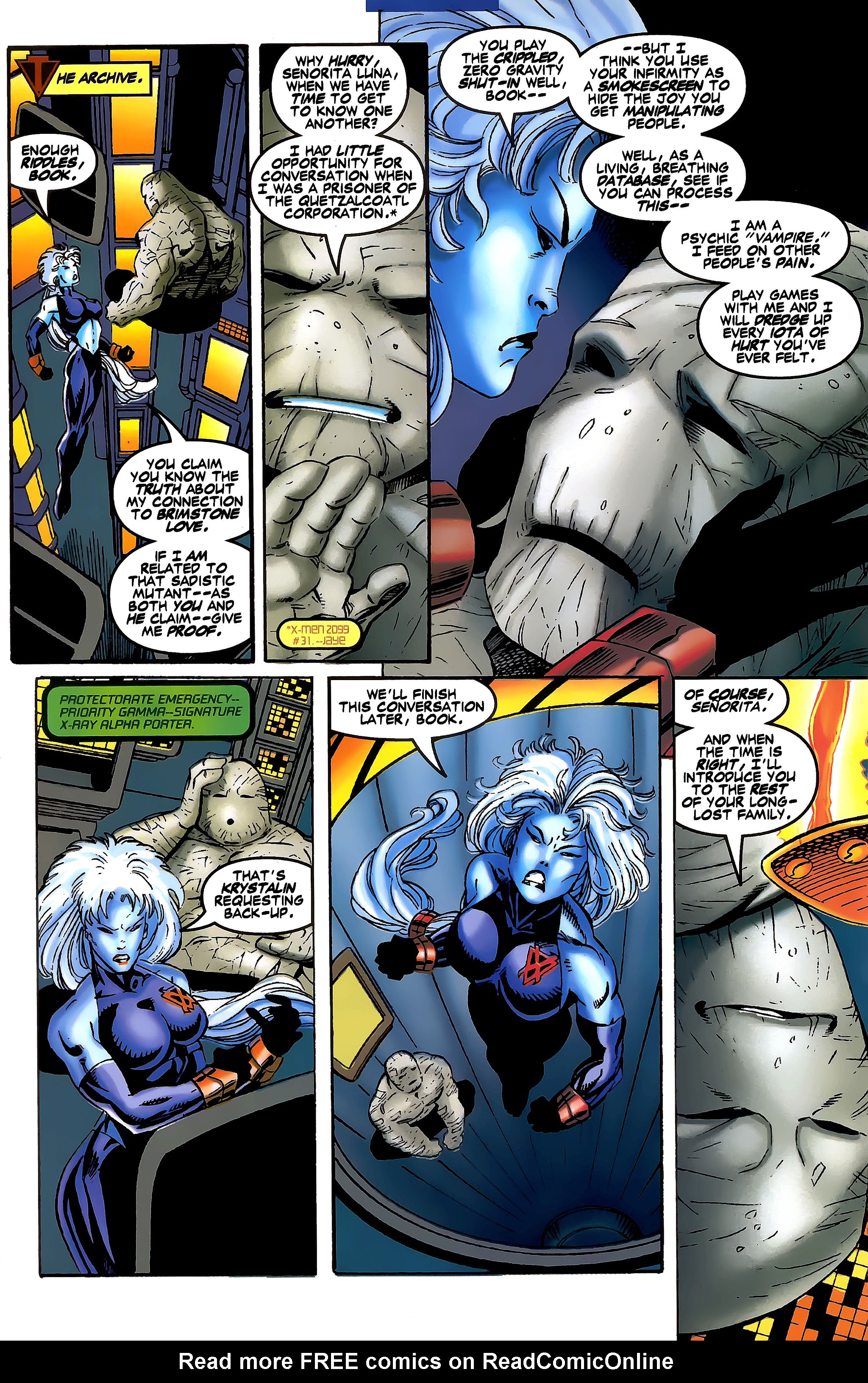 Read online X-Men 2099 comic -  Issue #33 - 14