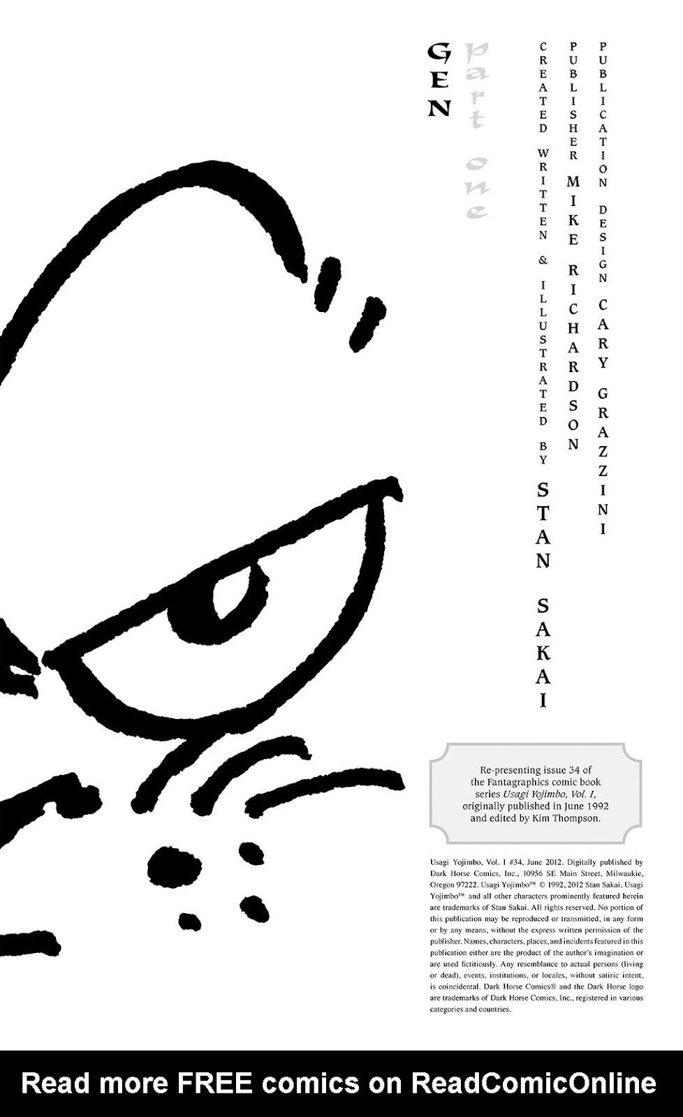 Usagi Yojimbo (1987) issue 34 - Page 2