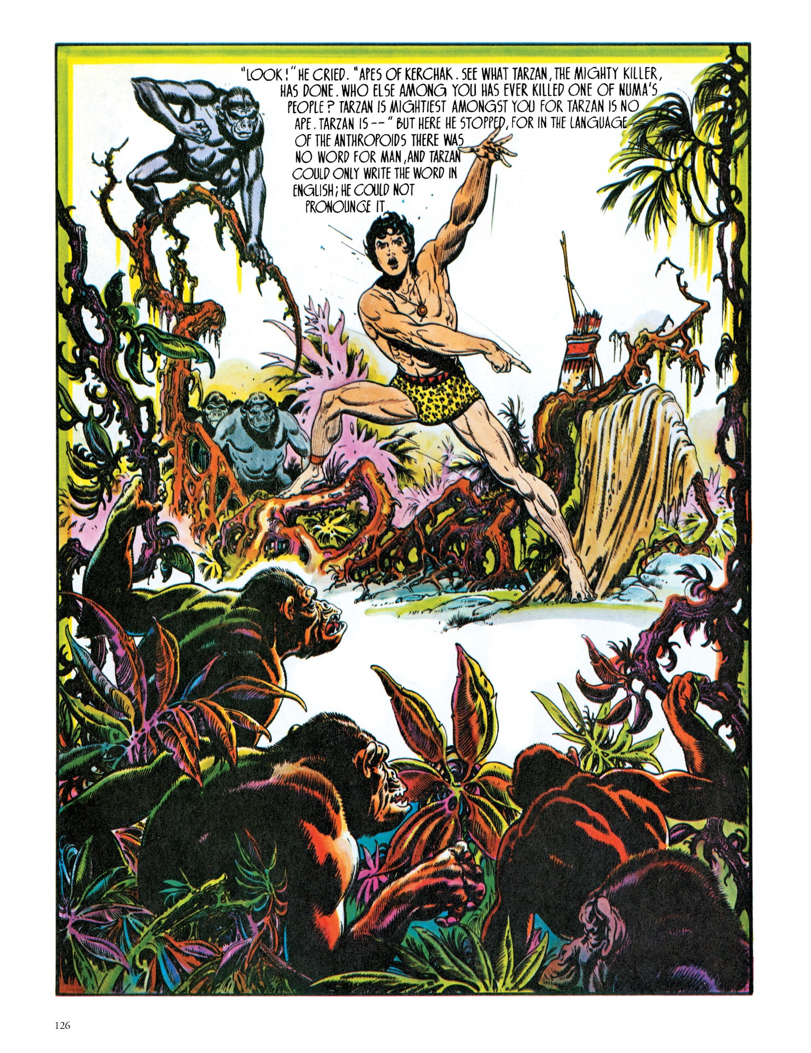 Read online Edgar Rice Burroughs' Tarzan: Burne Hogarth's Lord of the Jungle comic -  Issue # TPB - 126