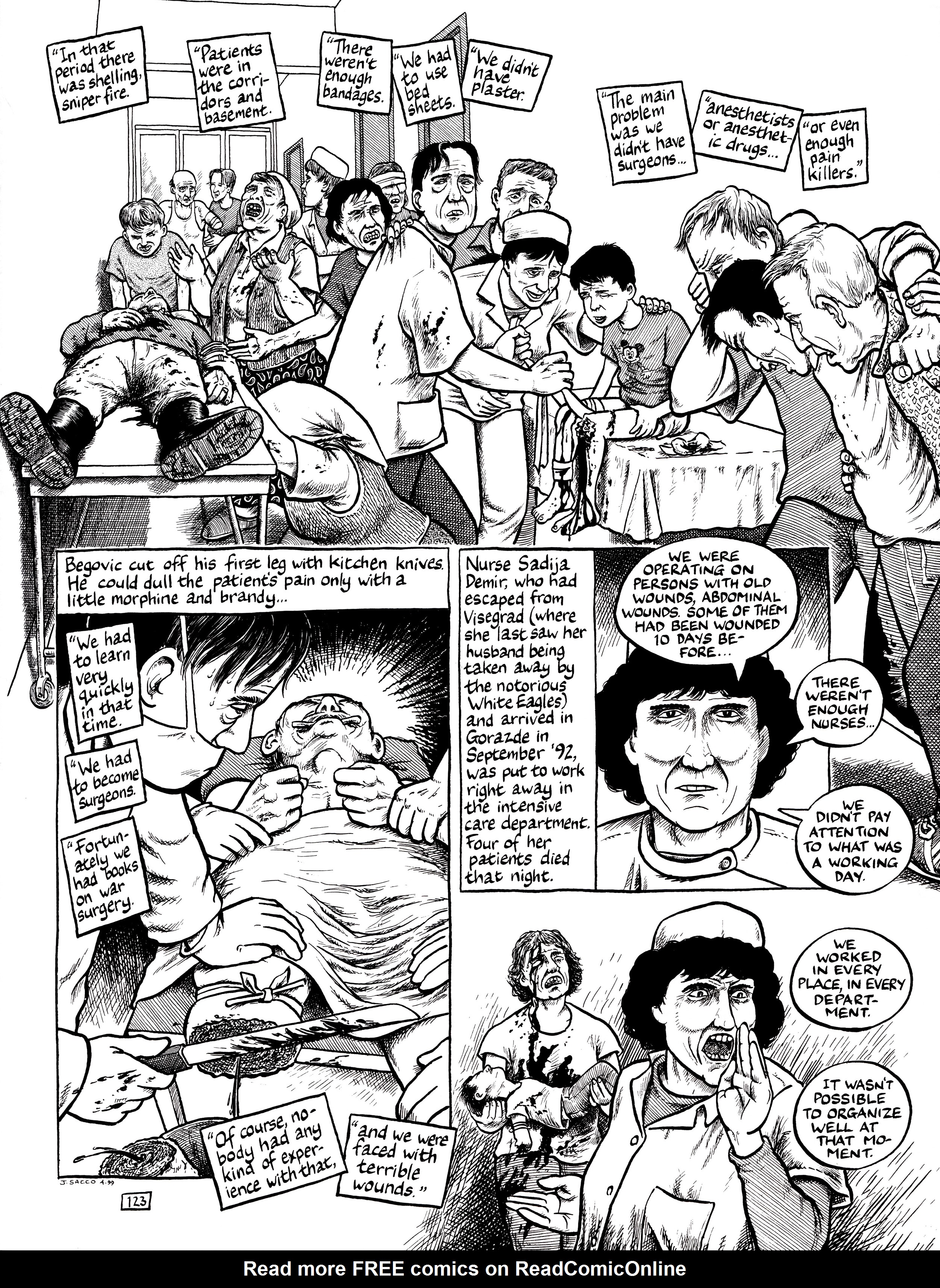 Read online Safe Area Goražde comic -  Issue # TPB (Part 2) - 64